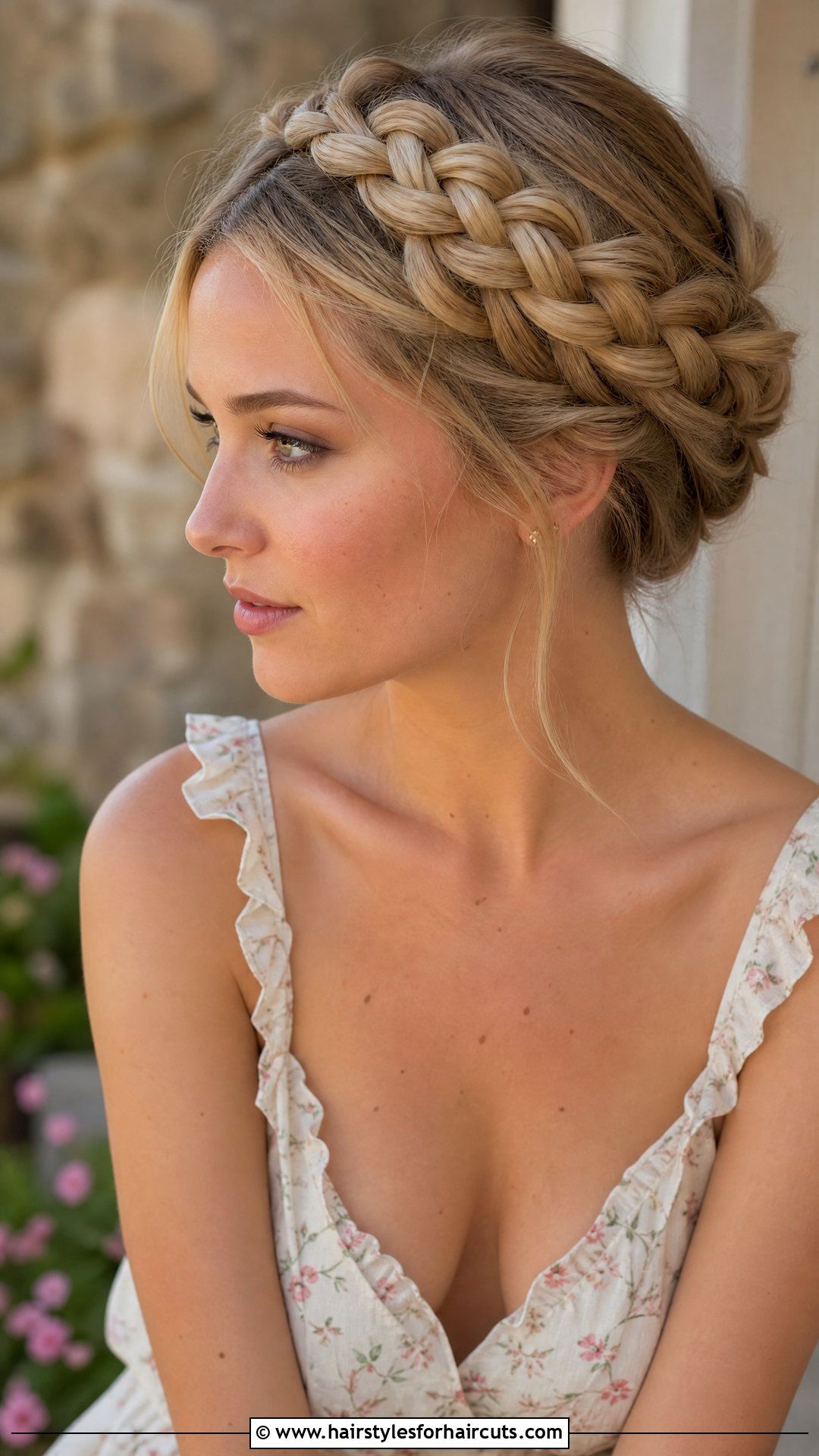Braided Crown Hairstyle - 25 womens hairstyles for thick wavy hair - 25 womens hairstyles for thick wavy hair