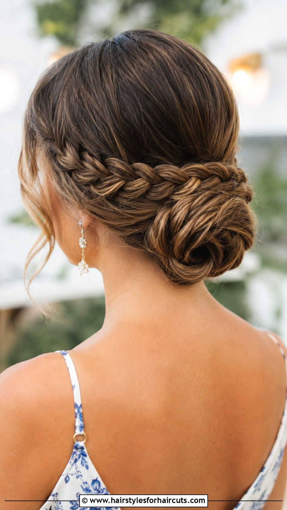 Braided Crown Low Bun Wedding Hairstyle - 25 bun wedding hairstyles - 25 bun wedding hairstyles