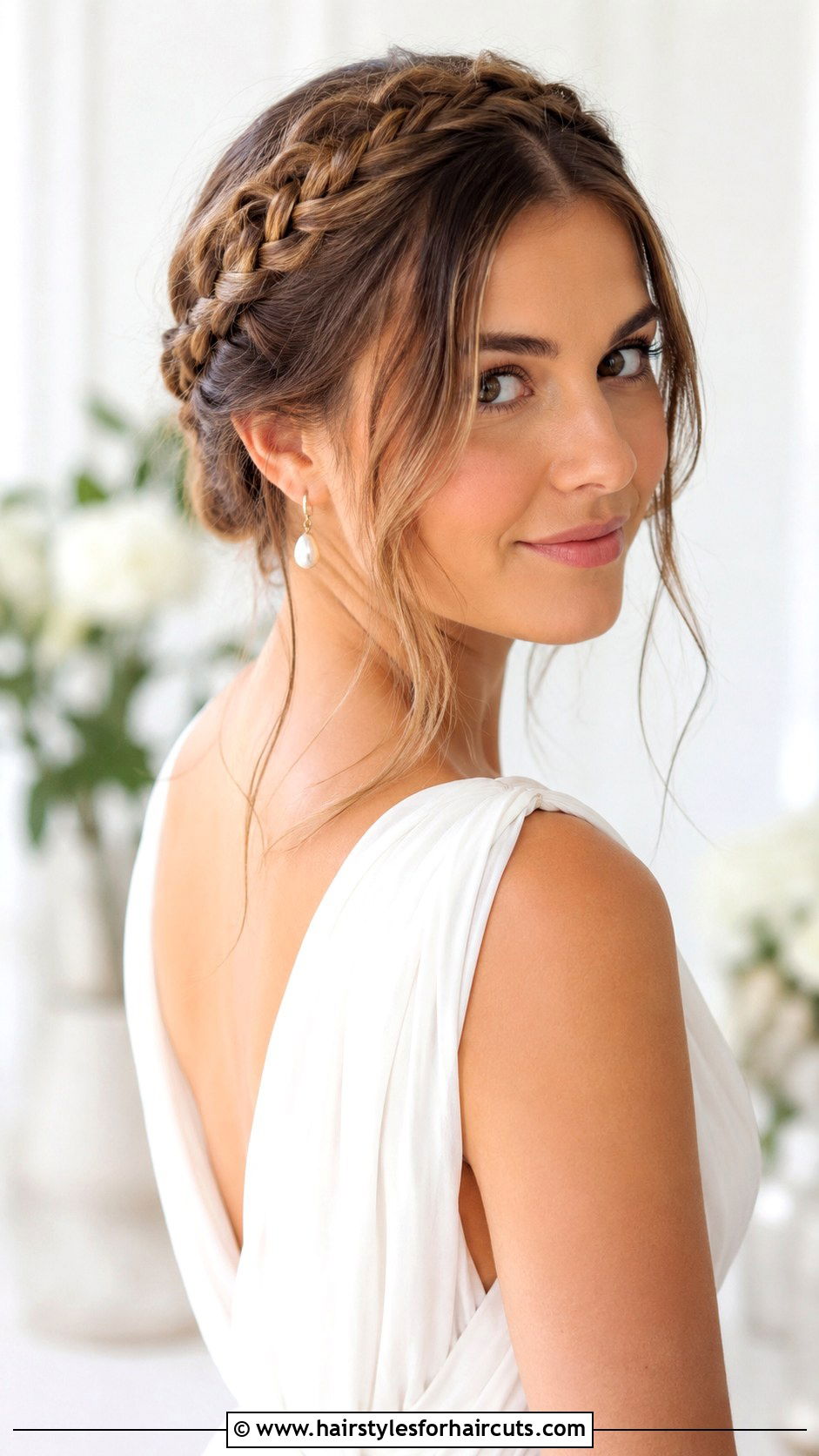 Braided Crown Medium Hair - 25 hairstyles women medium length - 25 hairstyles women medium length
