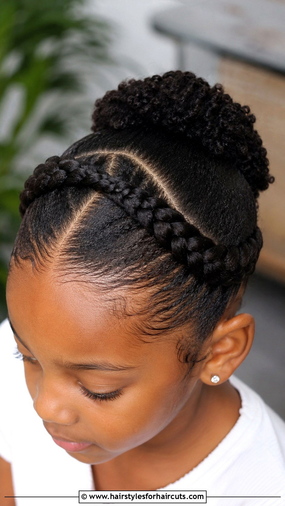 Braided Crown Natural Hair - 25 cute hairstyles for black girls natural hair - 25 cute hairstyles for black girls natural hair