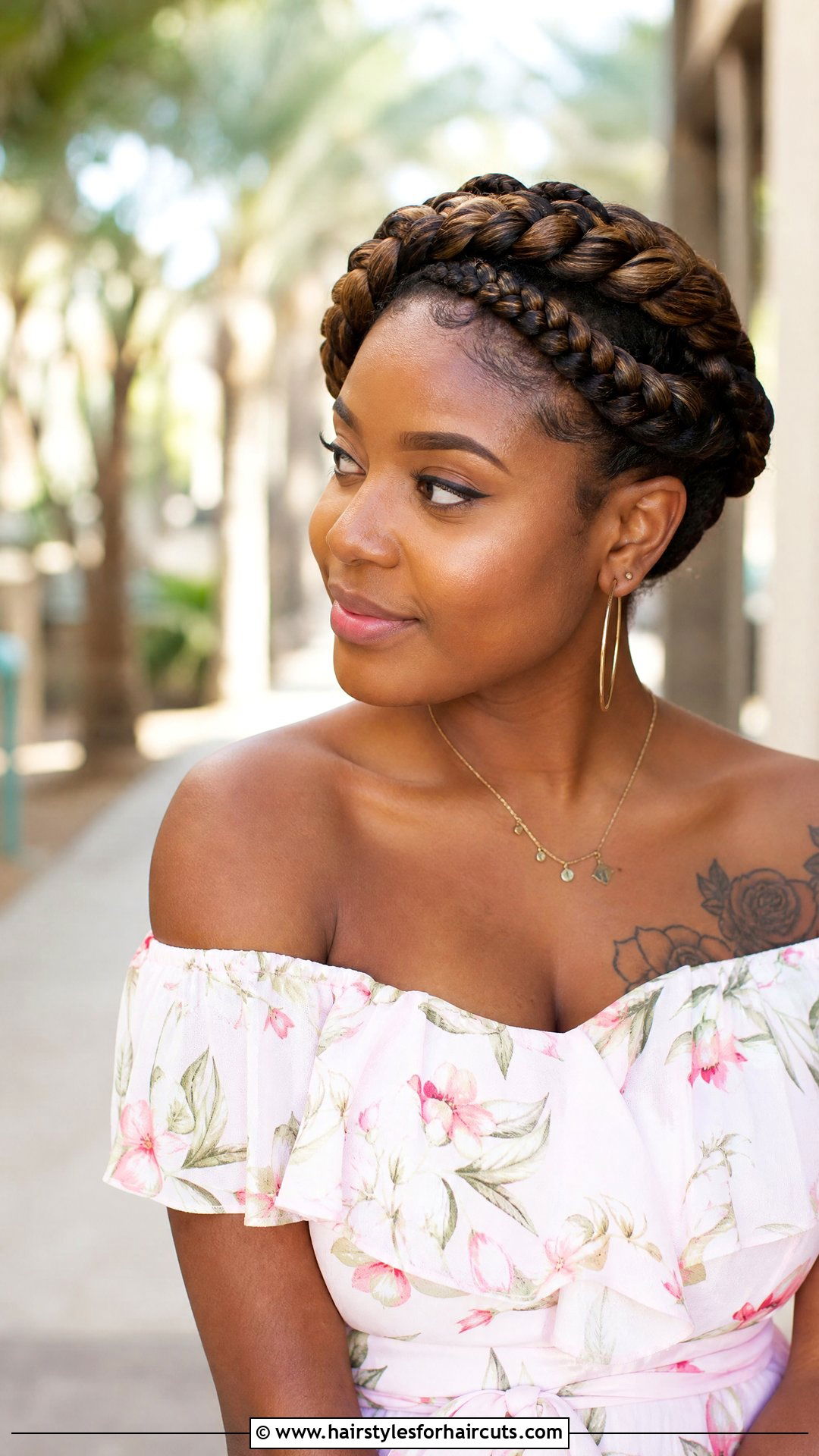 Braided Crown Natural Hair - 25 vacation hairstyles for natural hair - 25 vacation hairstyles for natural hair