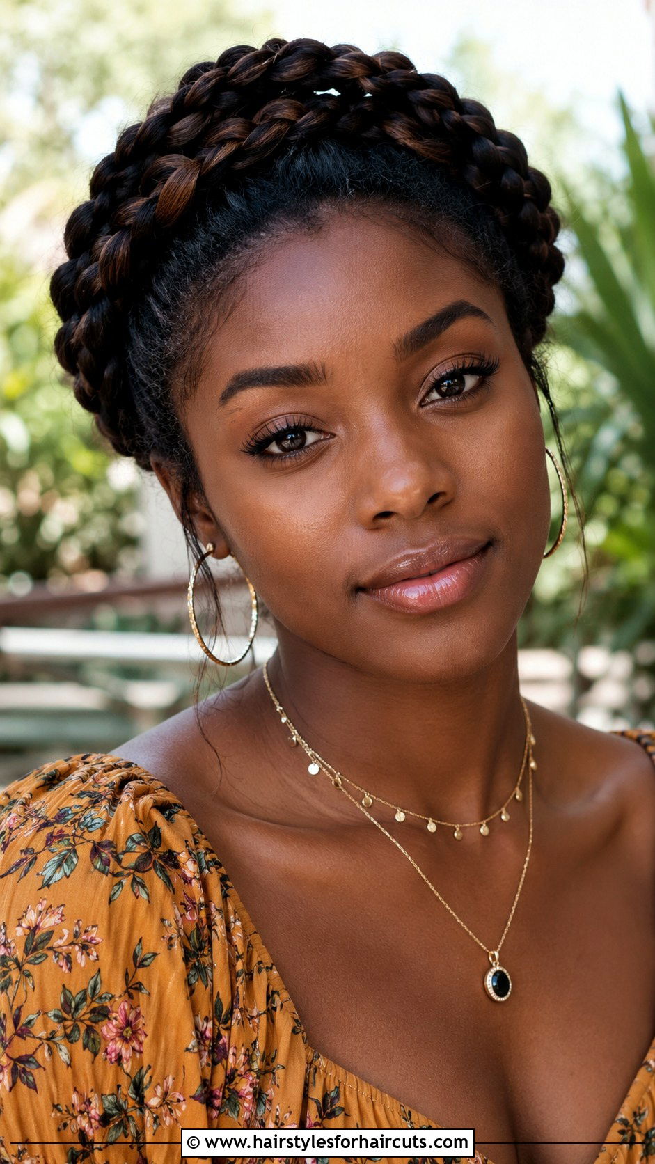 Braided Crown Pin Up - 25 pin up hairstyles for black women - 25 pin up hairstyles for black women