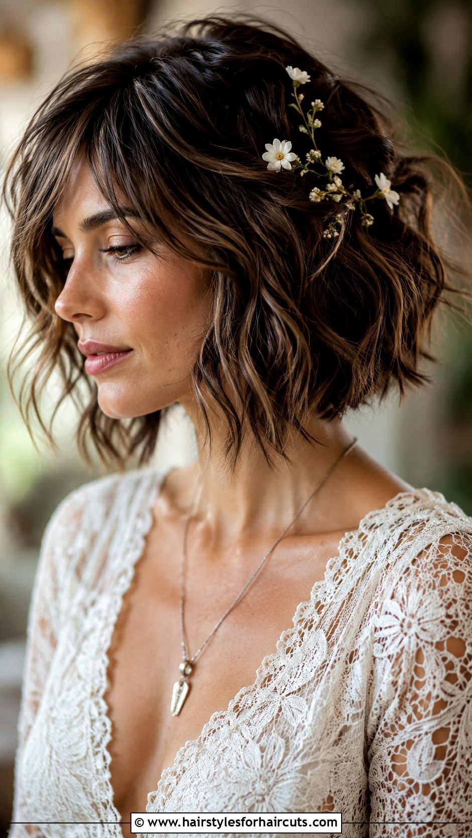 Braided Crown Short Bob - 25 wedding hairstyles for short length hair - 25 wedding hairstyles for short length hair