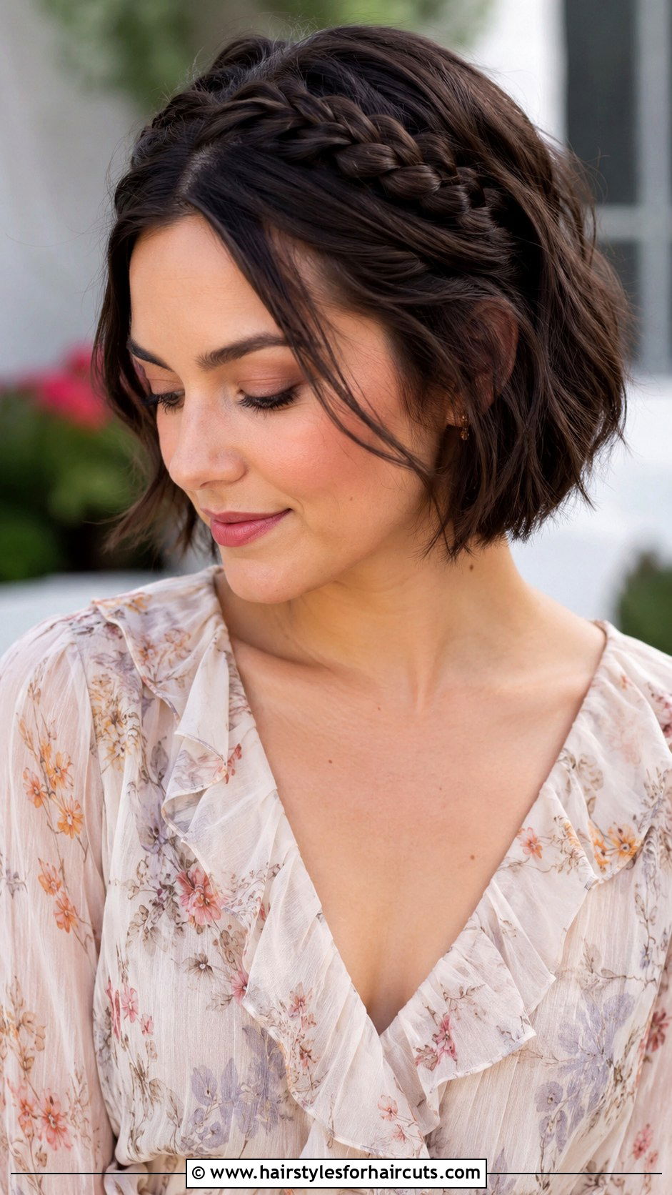Braided Crown Short Hair - 25 casual hairstyles for short hair - 25 casual hairstyles for short hair