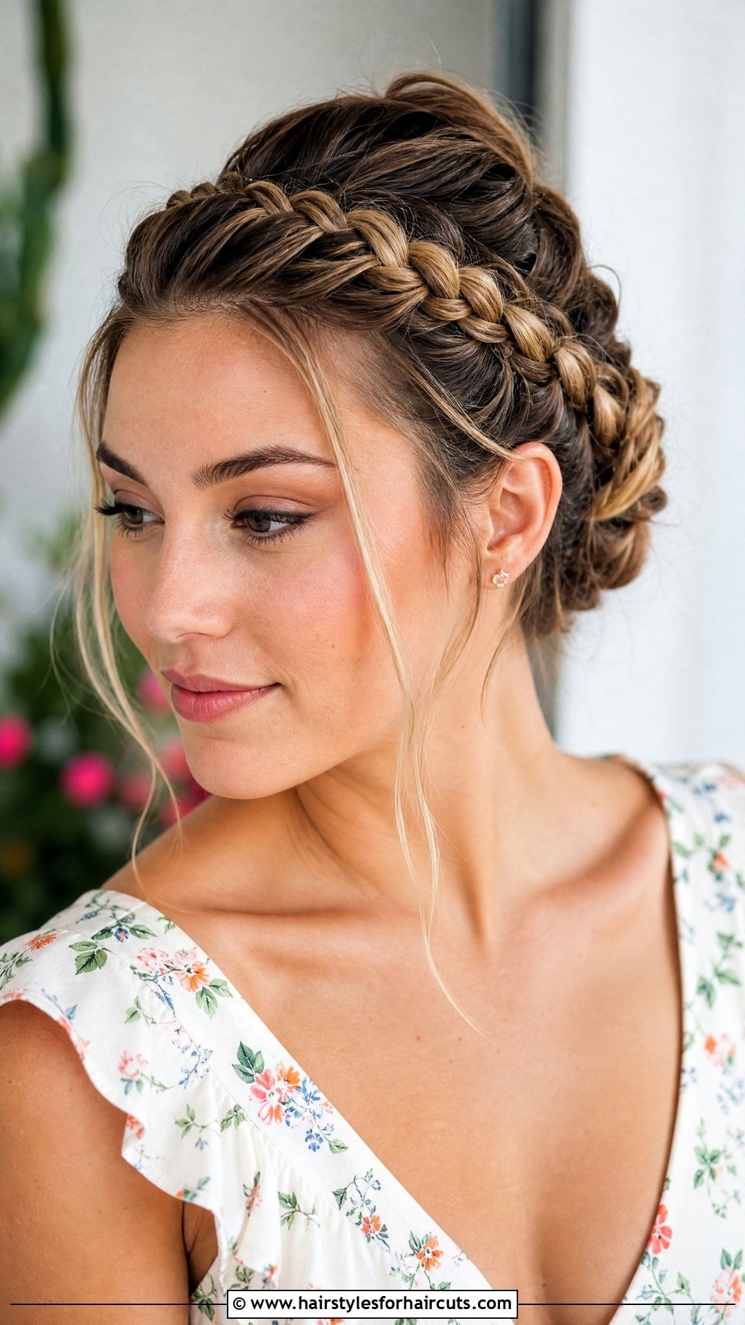 Braided Crown Updo - 25 wedding hairstyles up do - 25 wedding hairstyles up do