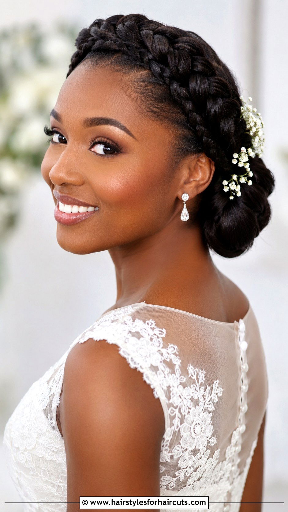 Braided Crown Updo - 25 braided updo hairstyles for black hair - 25 braided updo hairstyles for black hair