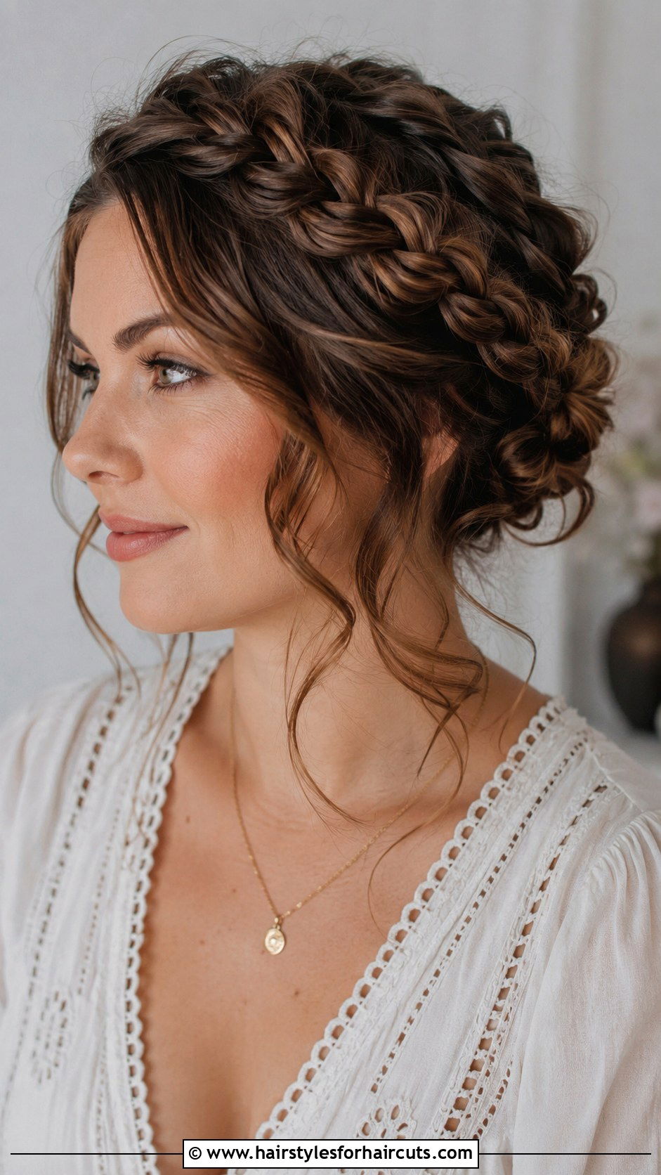 Braided Crown Updo - 25 cute hairstyles for 2c hair - 25 cute hairstyles for 2c hair