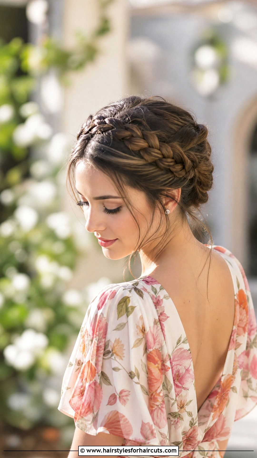 Braided Crown Updo - 25 easy hairstyles up - 25 easy hairstyles up