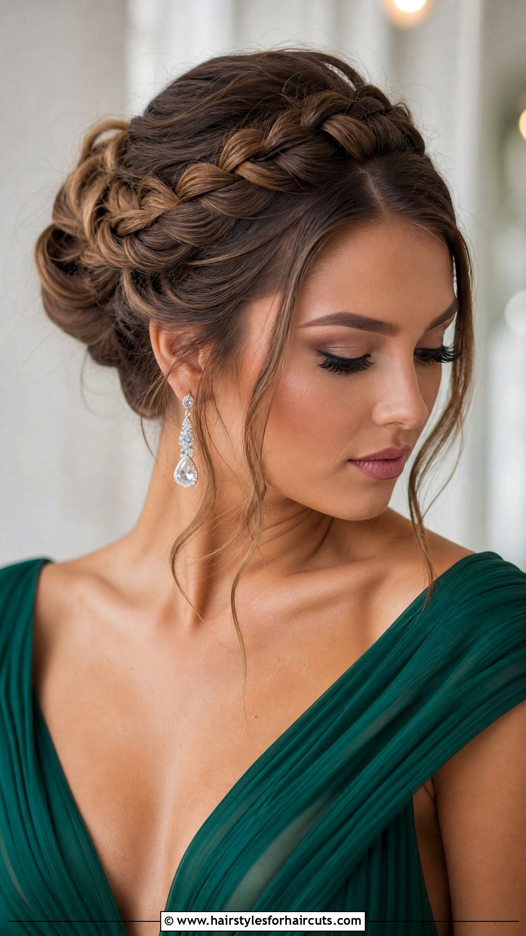 Braided Crown Updo - 25 formal haircuts - 25 formal haircuts