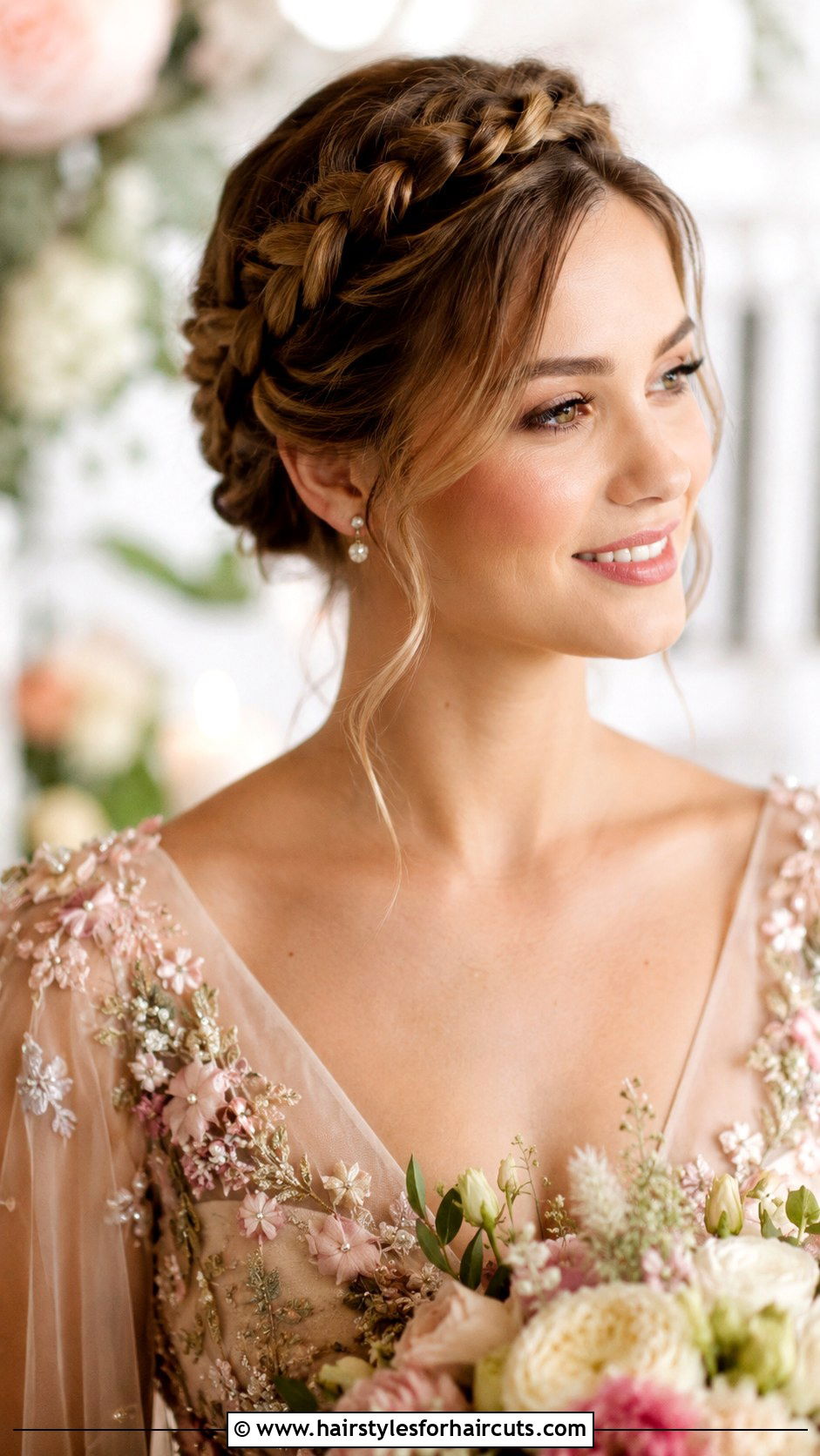 Braided Crown Updo - 25 full hairstyles - 25 full hairstyles