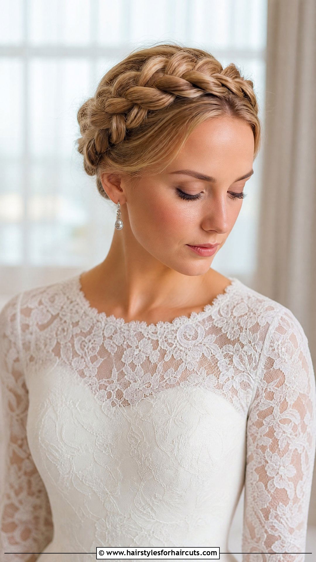 Braided Crown Wedding Hairstyle - 25 weding hairstyles - 25 weding hairstyles