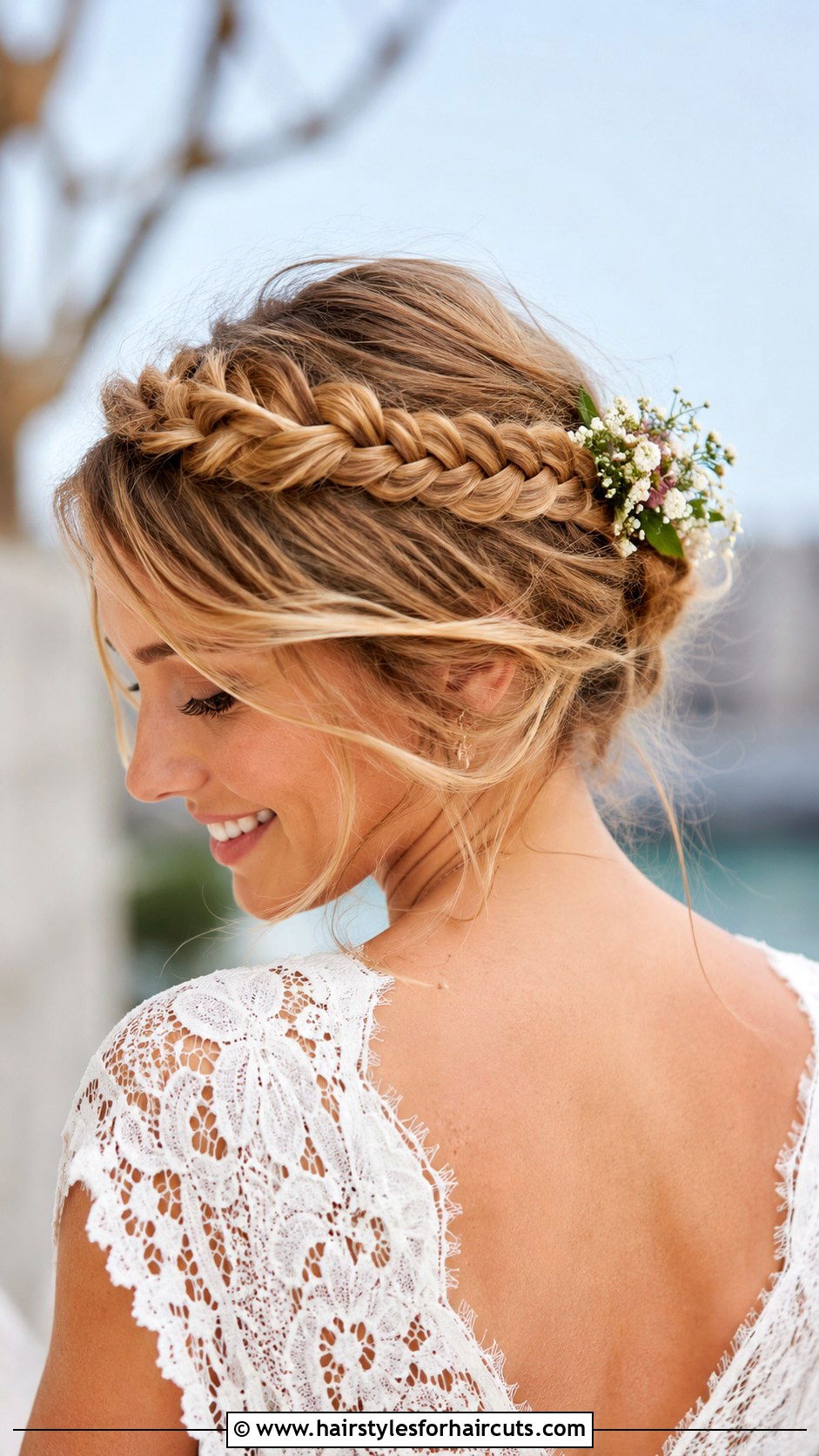 Braided Crown Wedding Hairstyle - 25 simple wedding hairstyles - 25 simple wedding hairstyles