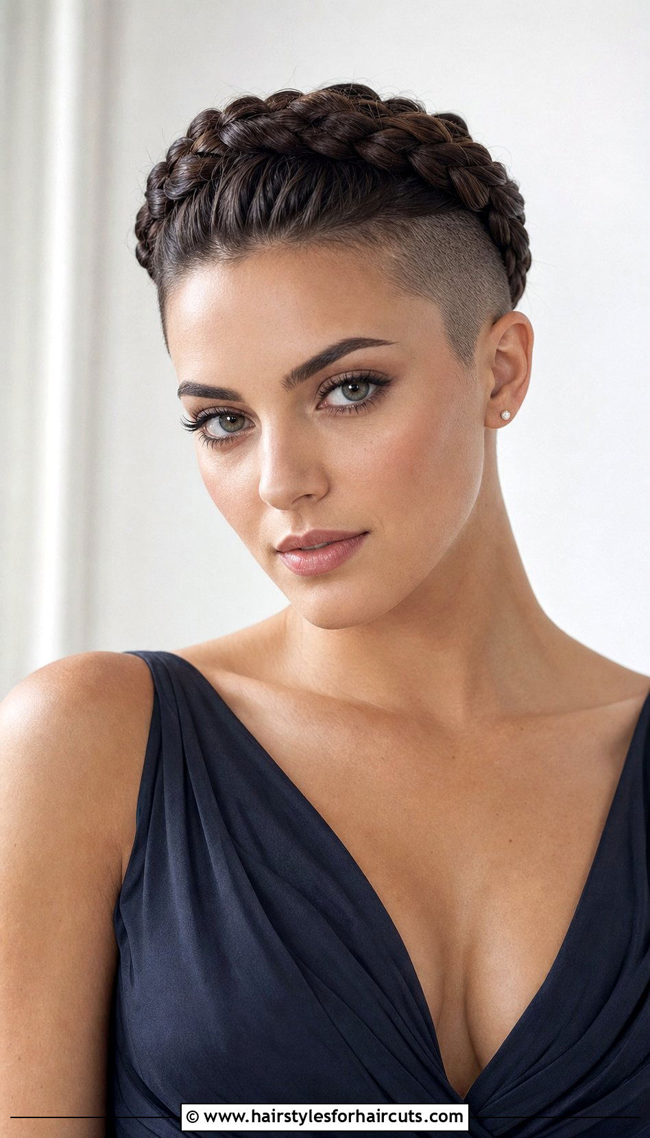 Braided Crown With Shaved Sides - 25 shaved sides haircuts female long hair - 25 shaved sides haircuts female long hair