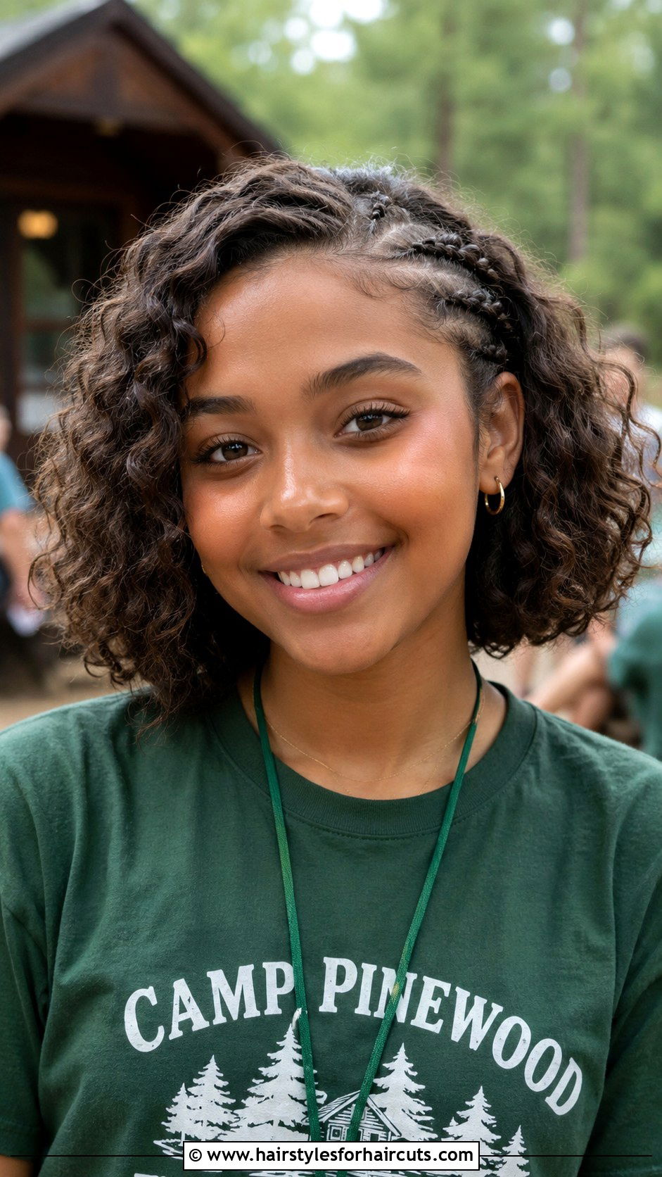 Braided Curly Bob Haircut For Girls - 25 haircuts for curly hair kids - 25 haircuts for curly hair kids