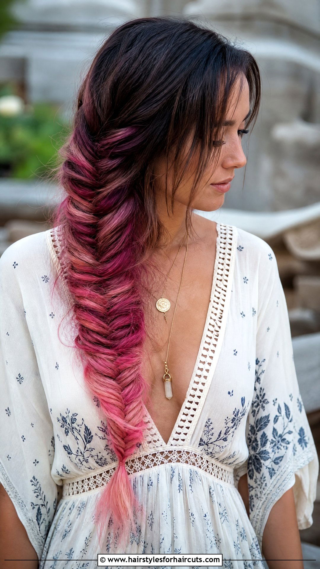 Braided Fox Tips Hairstyle - 25 fox tips hairstyles - 25 fox tips hairstyles