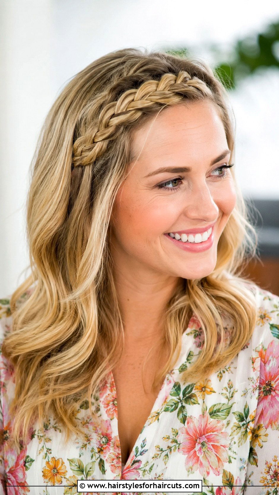 Braided Headband Style - 25 dance hairstyles for short hair - 25 dance hairstyles for short hair