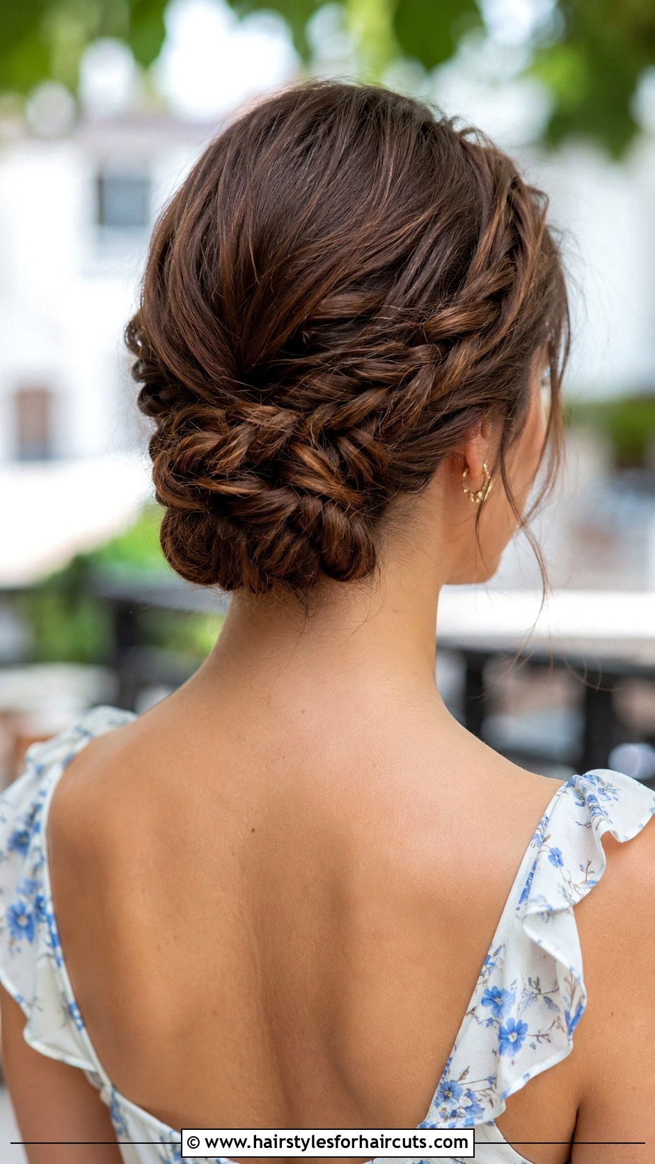 Braided Low Bun - 25 cute hairstyles for long straight hair - 25 cute hairstyles for long straight hair
