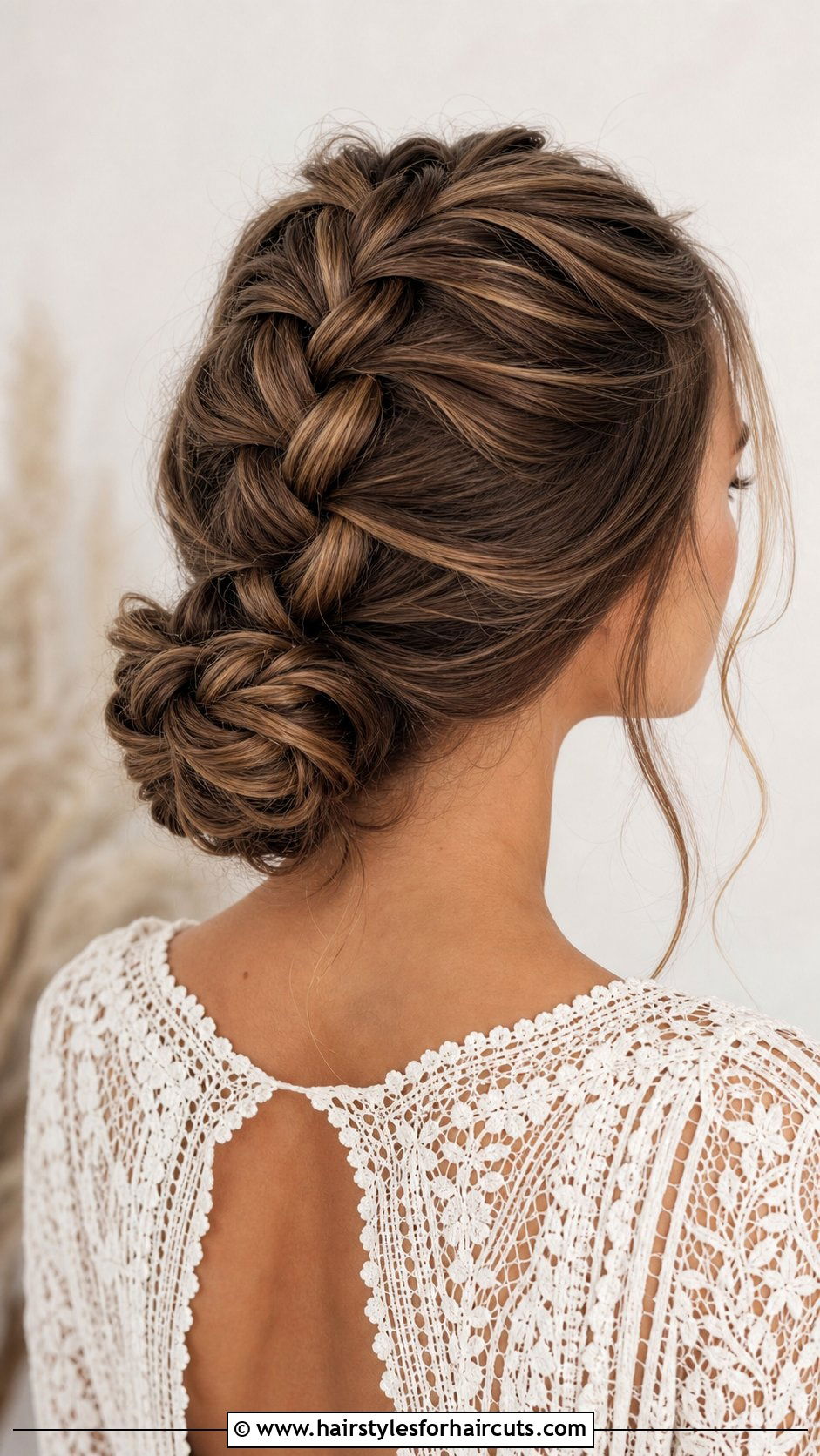 Braided Low Bun - 25 low bun hairstyles - 25 low bun hairstyles