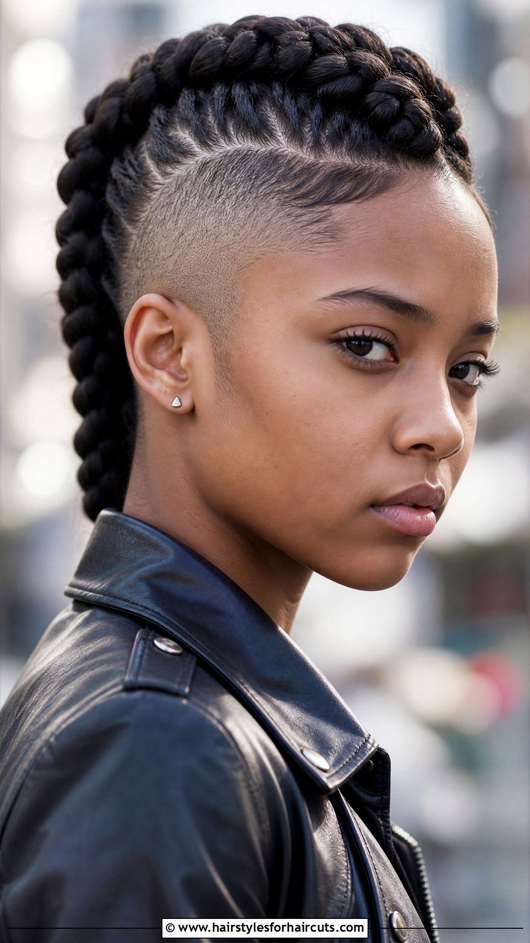 Braided Mohawk - 25 hairstyles for black girls braids - 25 hairstyles for black girls braids