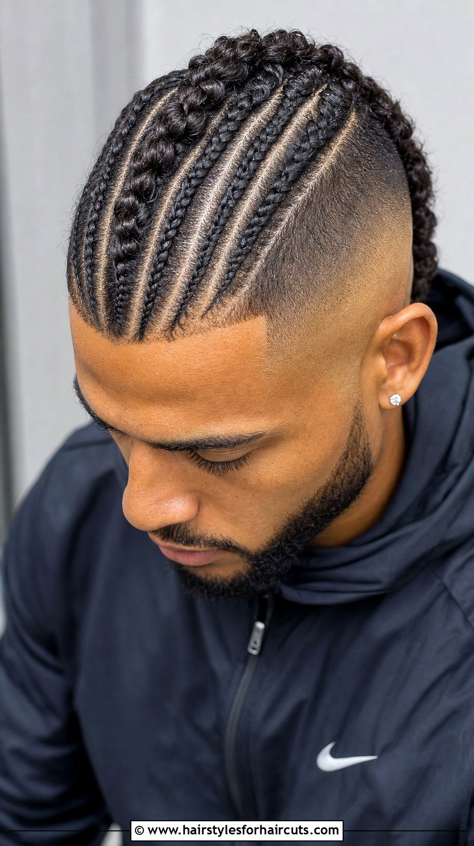 Braided Mohawk Fade - 25 weirdest haircuts - 25 weirdest haircuts