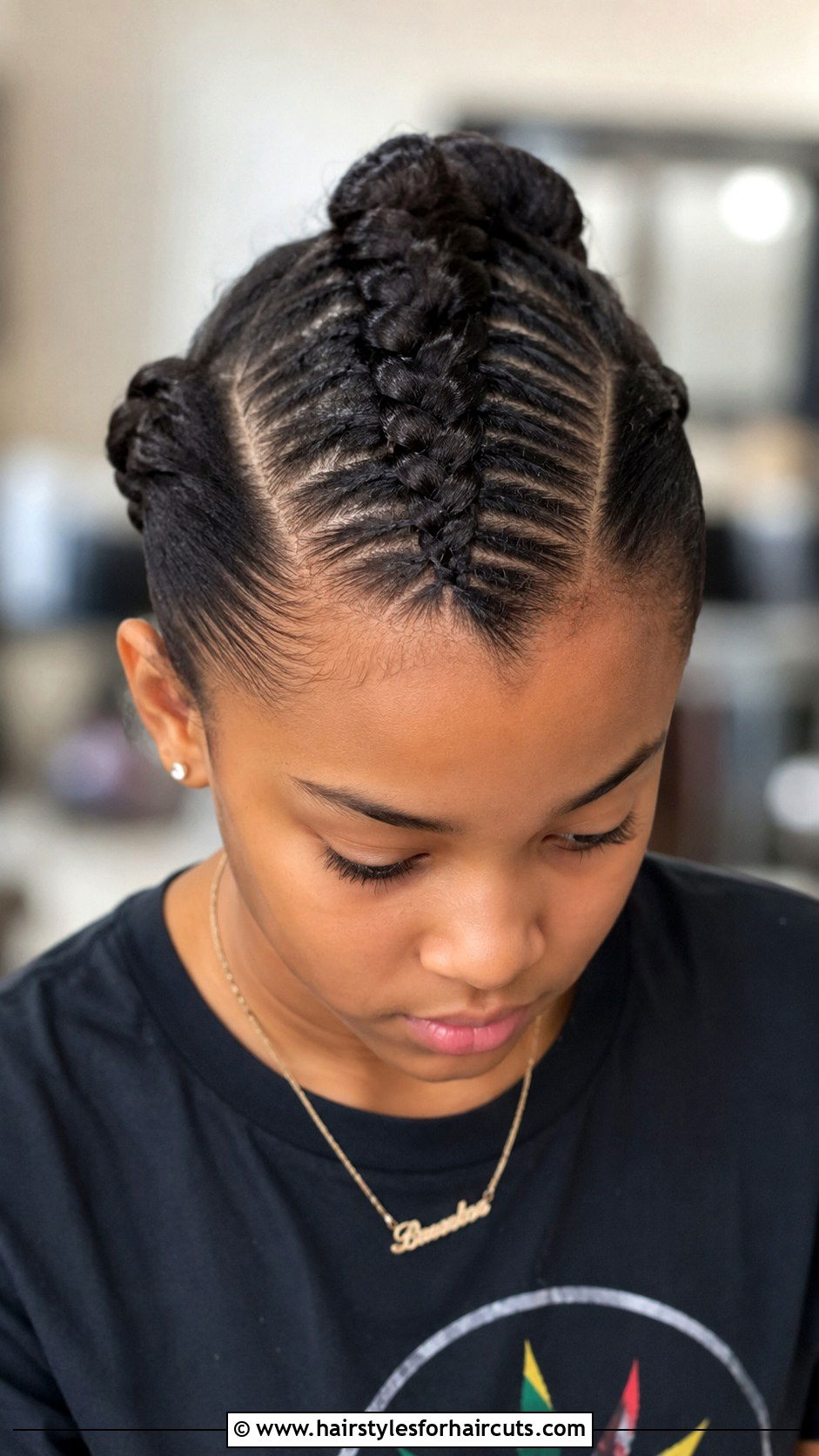 Braided Mohawk Updo - 25 hair up hairstyles for school - 25 hair up hairstyles for school