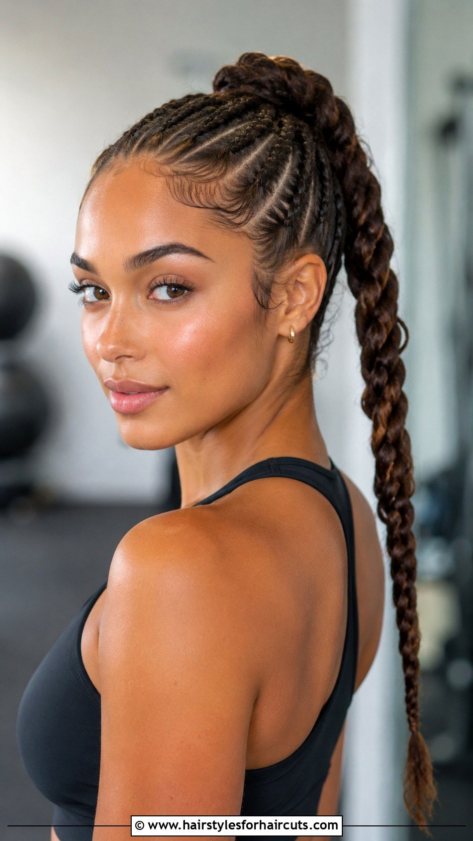 Braided Ponytail For Curly Hair - 25 sporty hairstyles for curly hair - 25 sporty hairstyles for curly hair