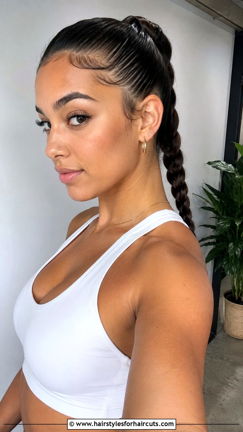 Braided Ponytail Shoulder Length Hair - 25 beginner easy hairstyles for shoulder length hair - 25 beginner easy hairstyles for shoulder length hair