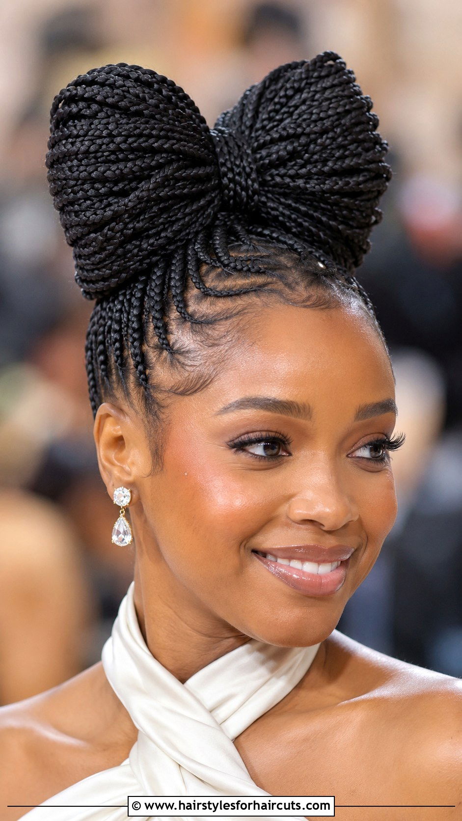 Braided Sculptural Updo - 25 braided updo hairstyles for black hair - 25 braided updo hairstyles for black hair