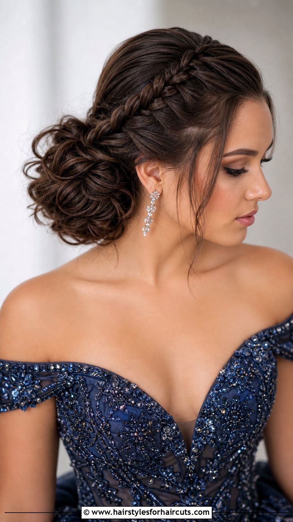 Braided Side Updo Prom - 25 long hair side hairstyles for prom - 25 long hair side hairstyles for prom