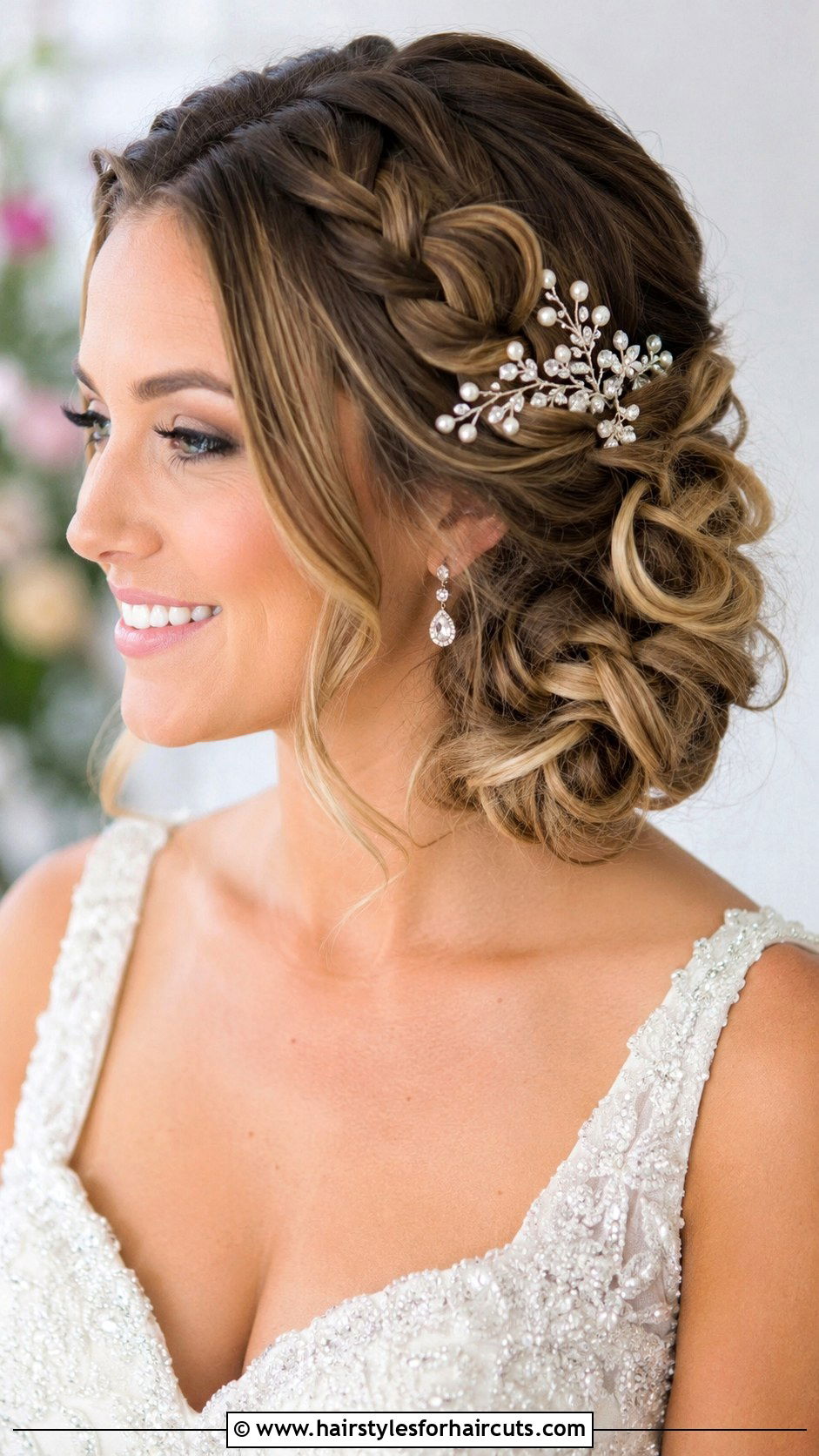 Braided Side Updo Wedding - 25 side wedding hairstyles long hair - 25 side wedding hairstyles long hair