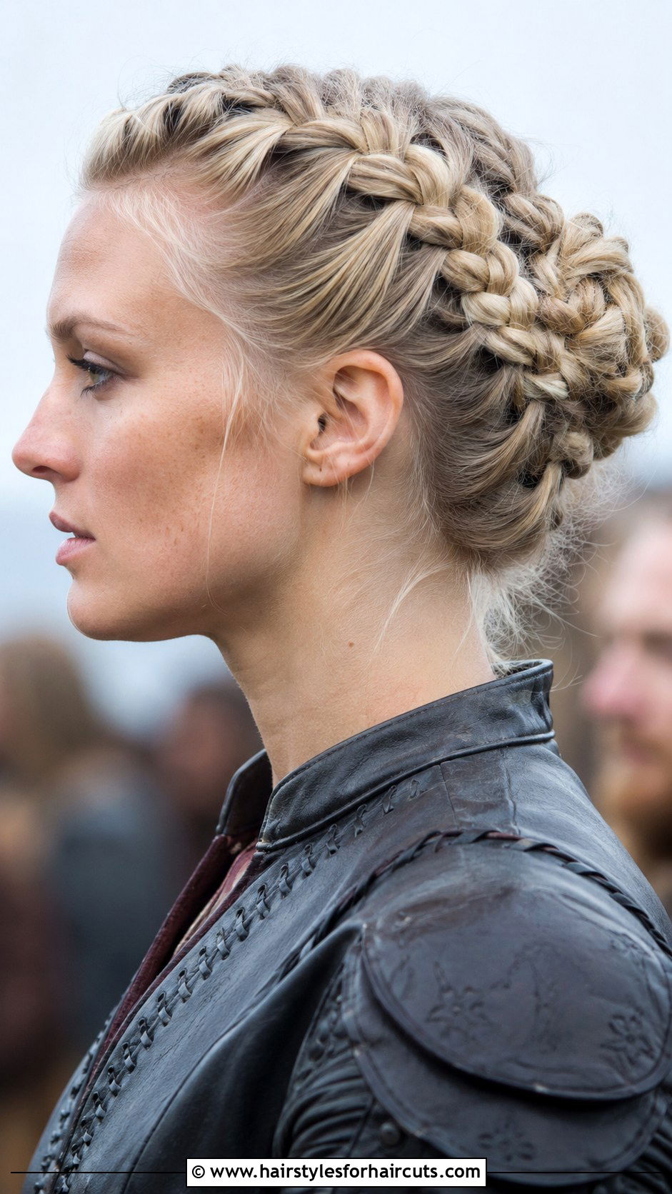 Braided Top Bun - 25 bun hairstyles - 25 bun hairstyles