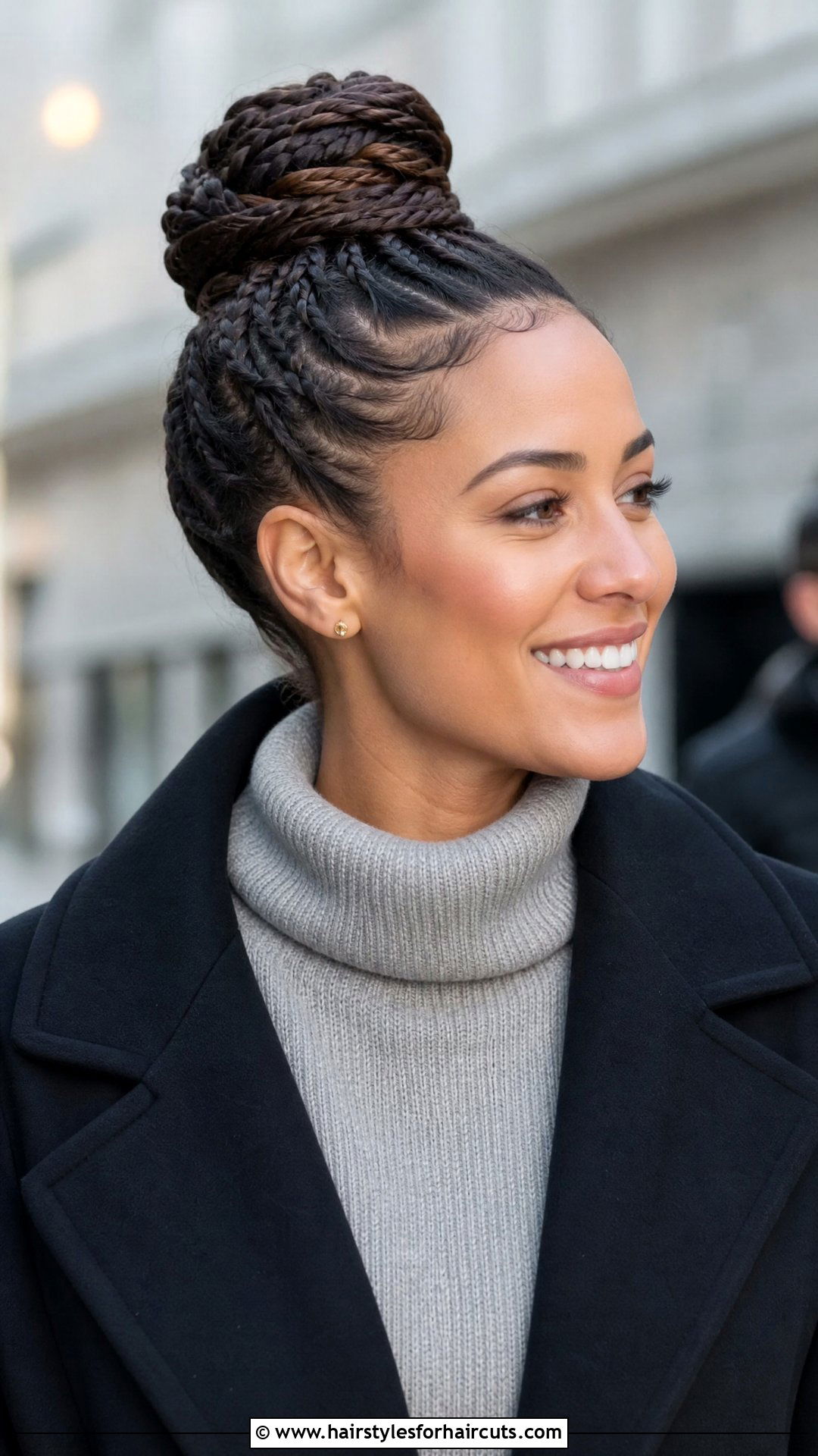 Braided Top Knot - 25 platts hairstyles - 25 platts hairstyles