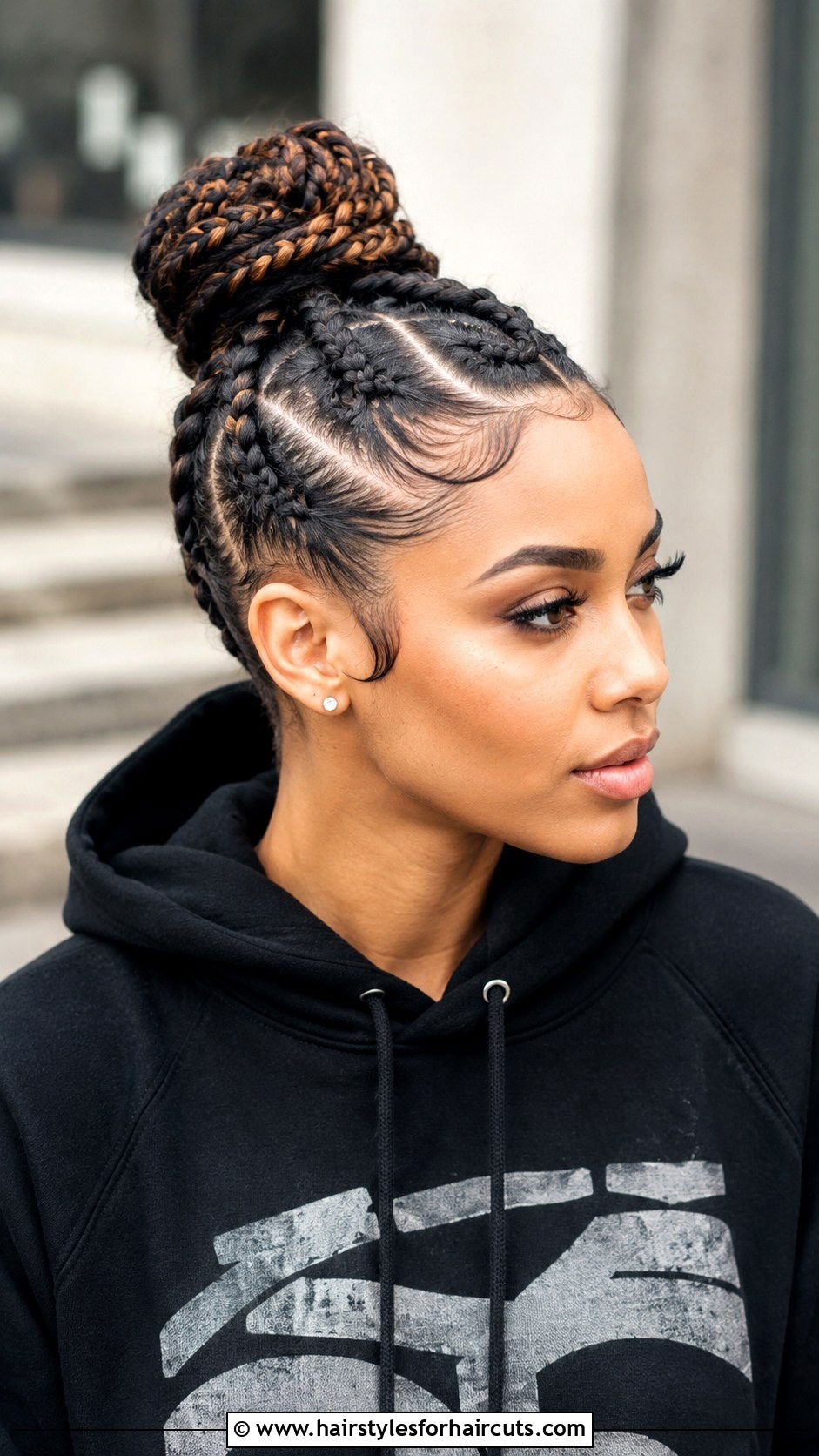 Braided Top Knot Short Hair - 25 braiding hairstyles for short hair - 25 braiding hairstyles for short hair