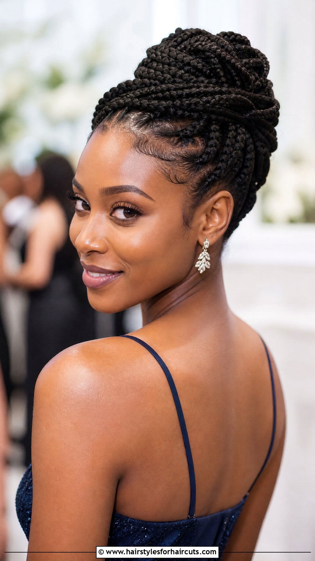 Braided Updo - 25 protective hairstyles for hair growth black - 25 protective hairstyles for hair growth black
