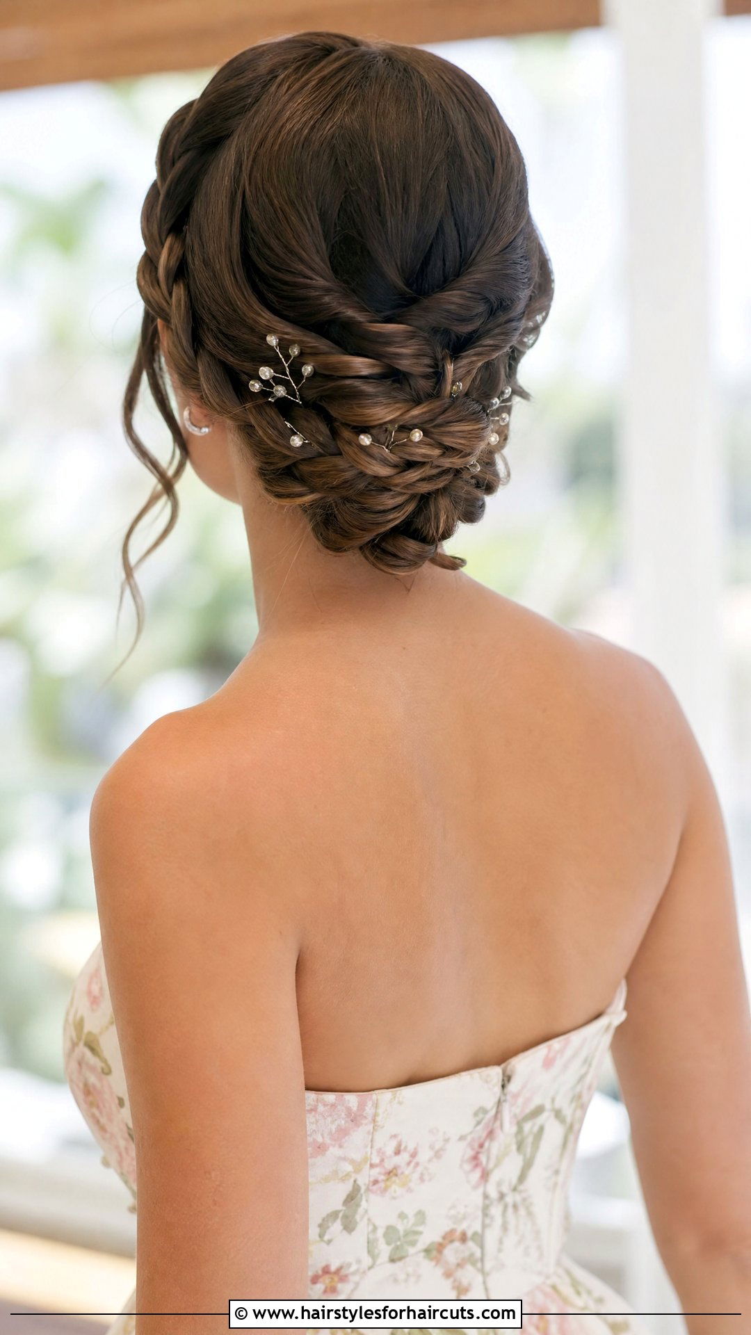 Braided Updo For Long Hair - 25 wedding party hairstyles for long hair - 25 wedding party hairstyles for long hair