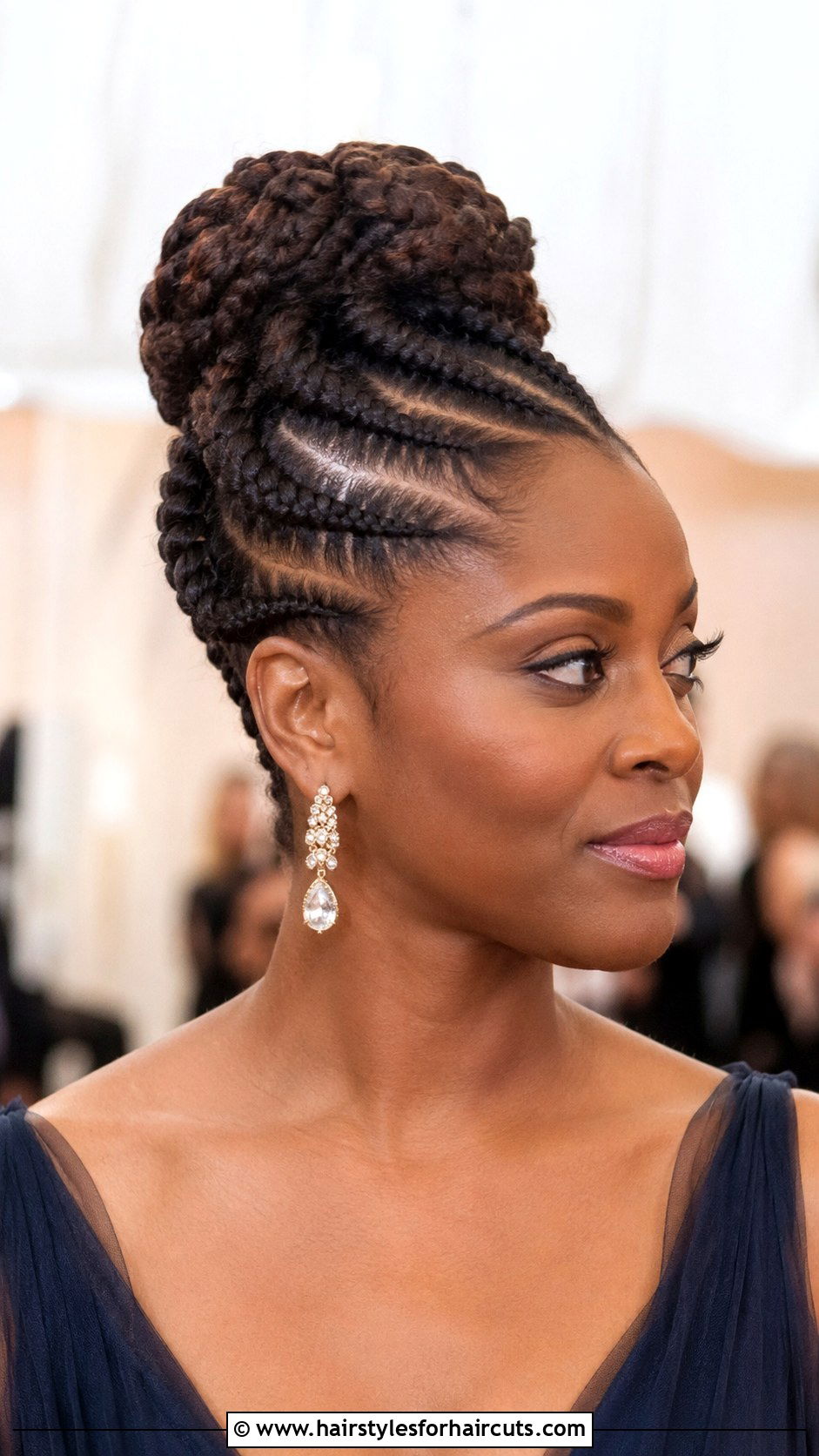 Braided Updo For Transitioning Hair - 25 hairstyles for transitioning hair - 25 hairstyles for transitioning hair
