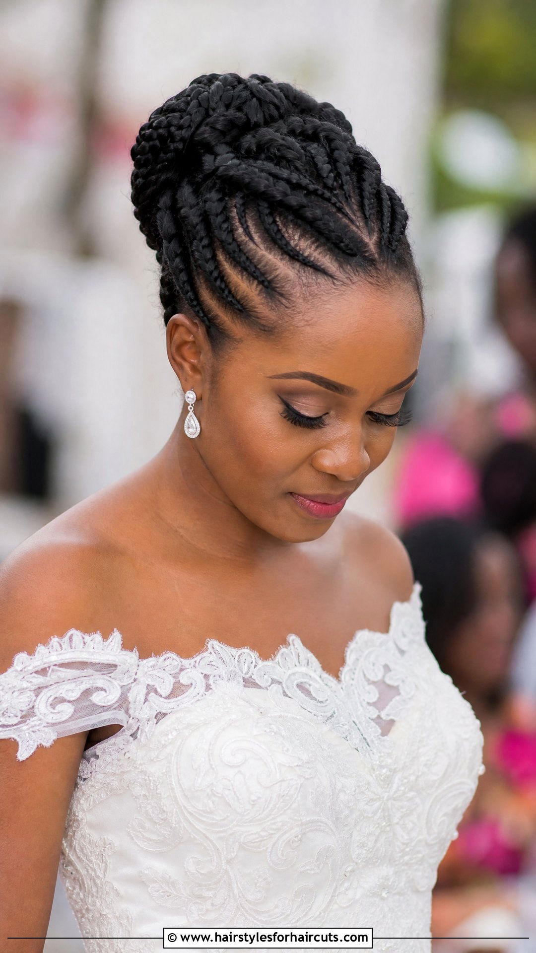 Braided Updo Wedding Hairstyle For Black Hair - 25 cute wedding hairstyles for black hair - 25 cute wedding hairstyles for black hair
