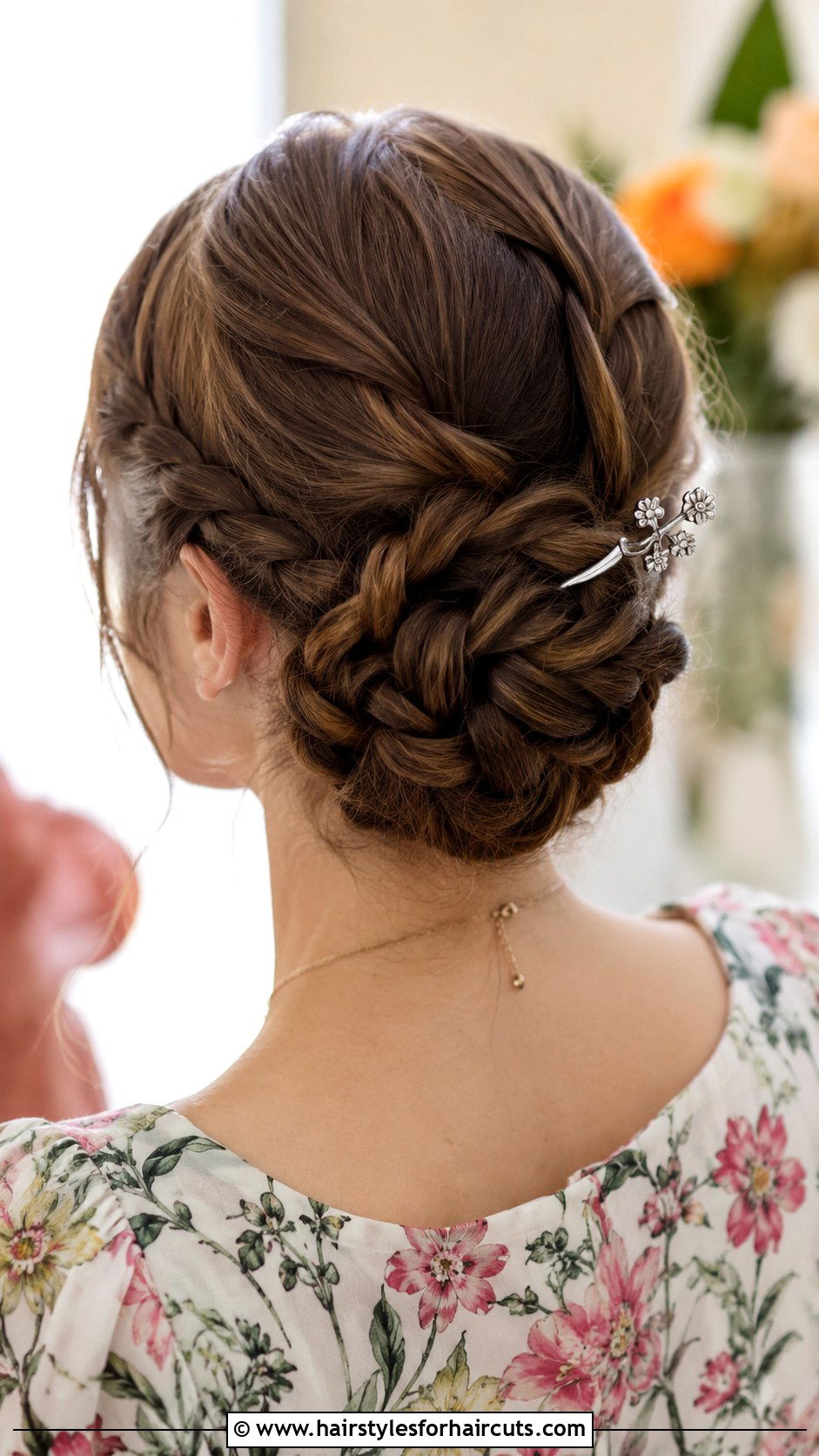 Braided Updo With Hair Stick - 25 hair stick hairstyles - 25 hair stick hairstyles