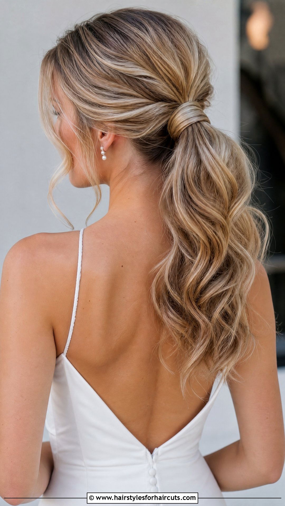 Bridal Ponytail Wedding Hairstyle - 25 wedding hairstyles - 25 wedding hairstyles