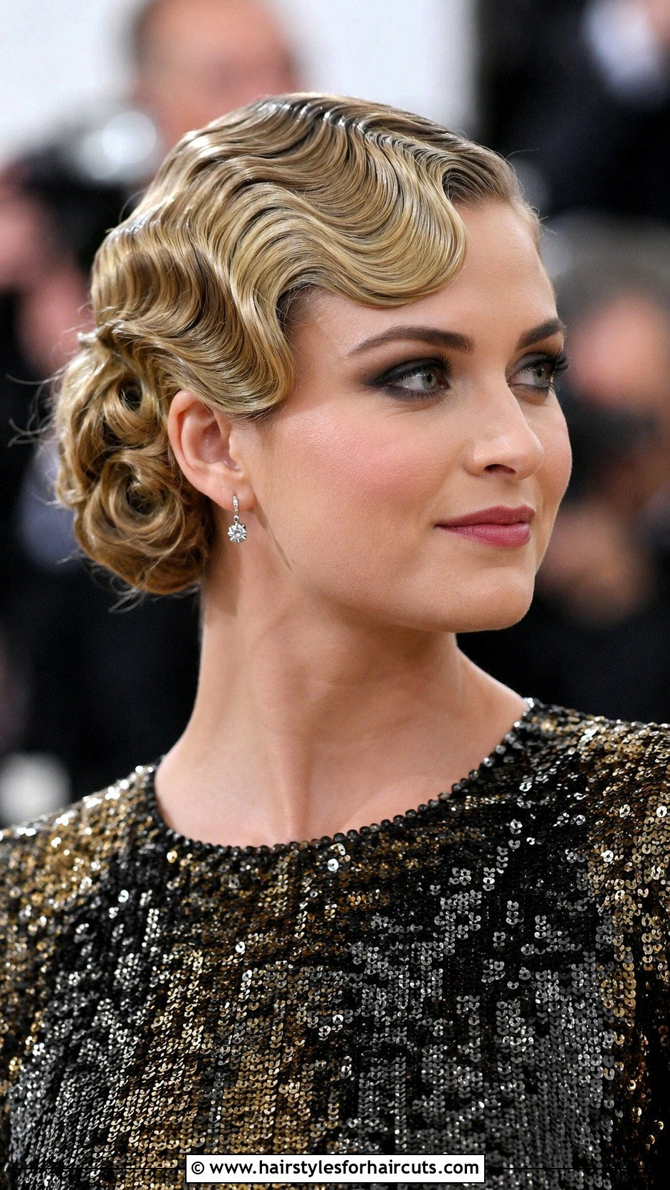 British Vintage Finger Wave Updo - 25 british hairstyles - 25 british hairstyles