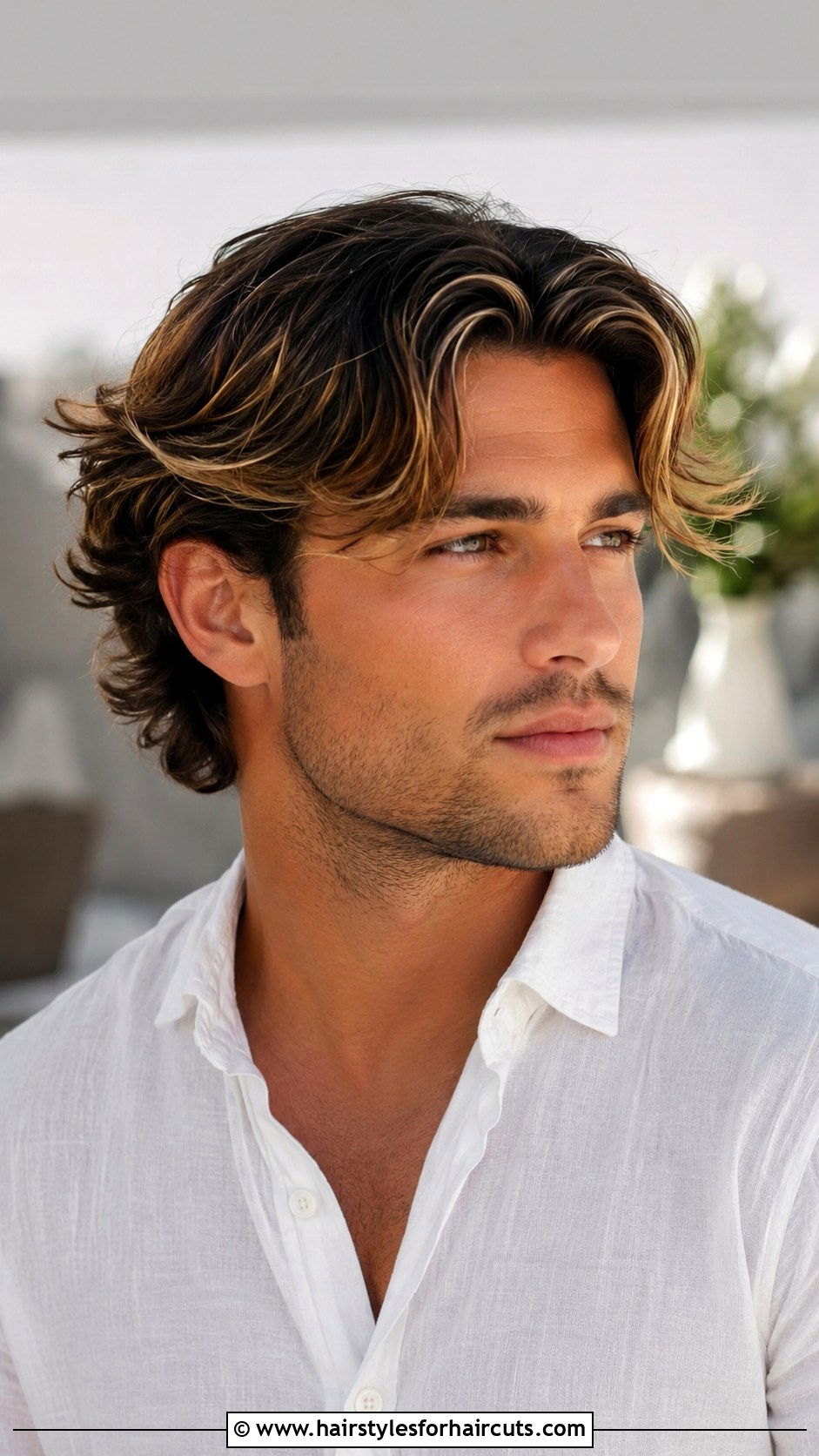 Bro Flow With Highlights - 25 bro flow haircuts - 25 bro flow haircuts