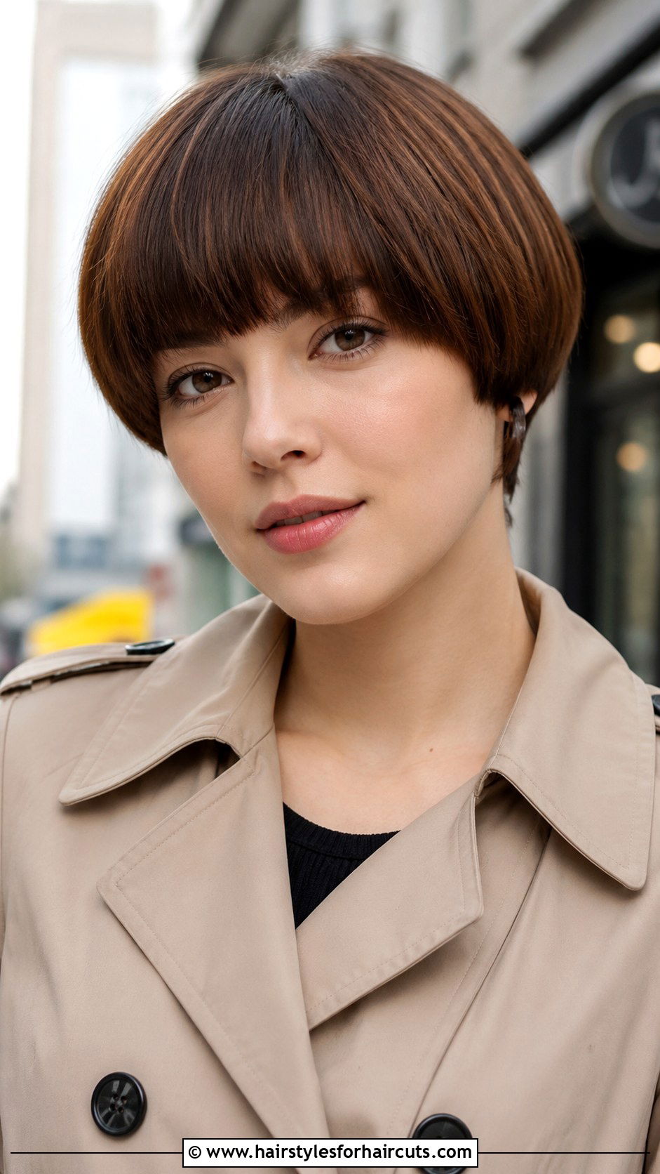 Brown Mushroom Cut - 25 brown hair haircuts - 25 brown hair haircuts