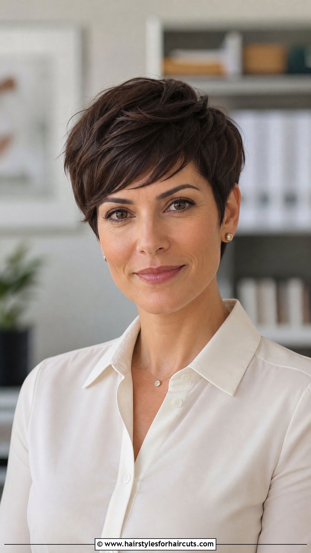 Brunette Medium Pixie Haircut - 25 medium pixie haircuts - 25 medium pixie haircuts