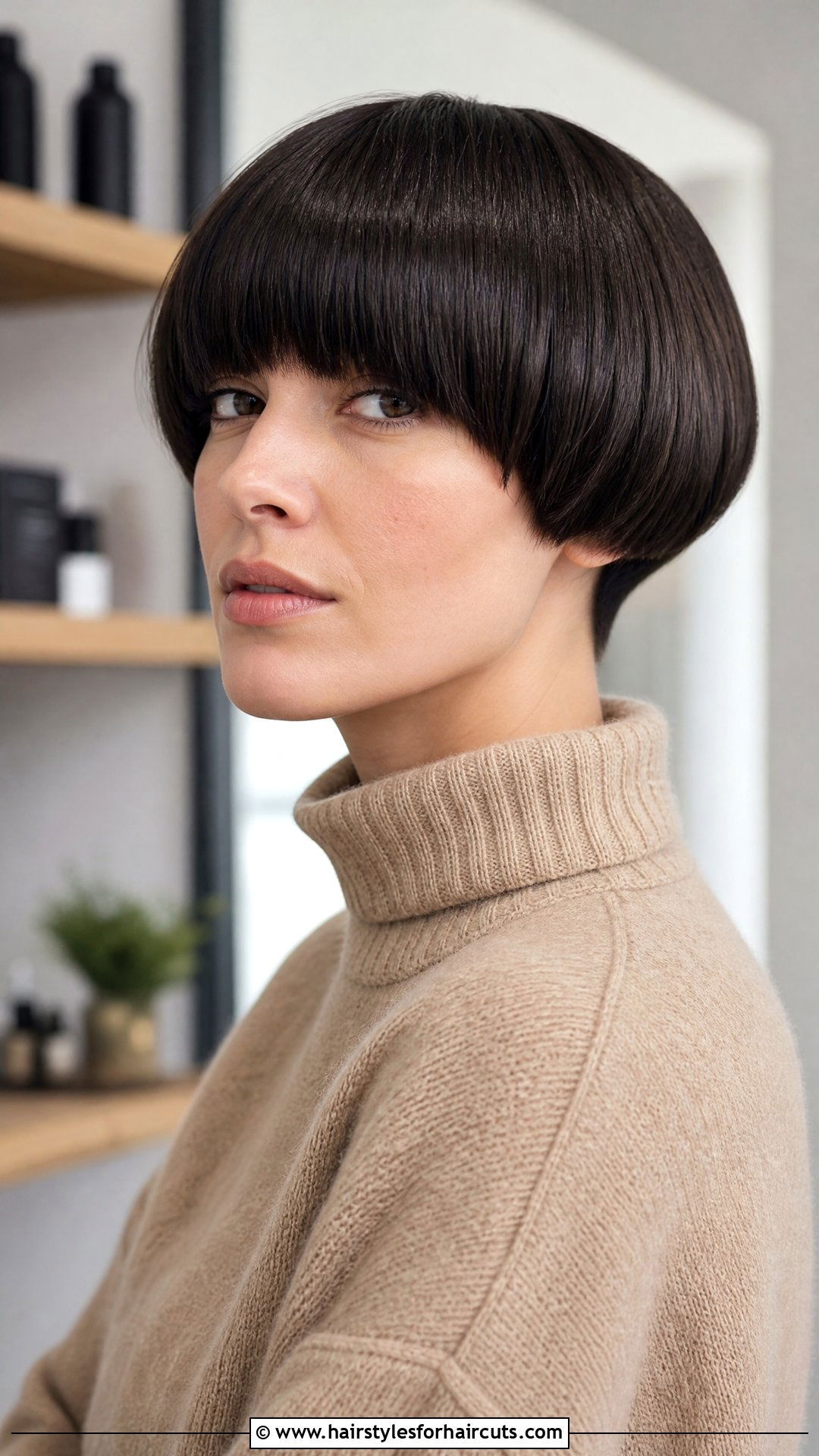 Brunette Mushroom Haircut - 25 mushroom haircuts - 25 mushroom haircuts