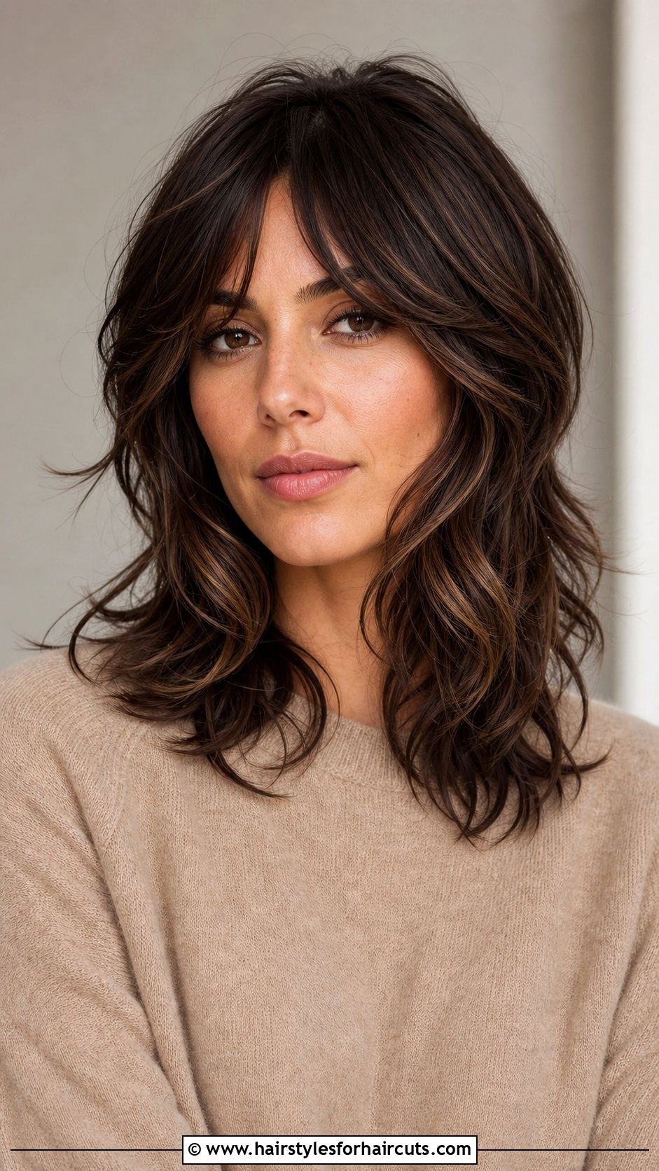Brunette Wolf Cut - 25 wolfie haircuts - 25 wolfie haircuts