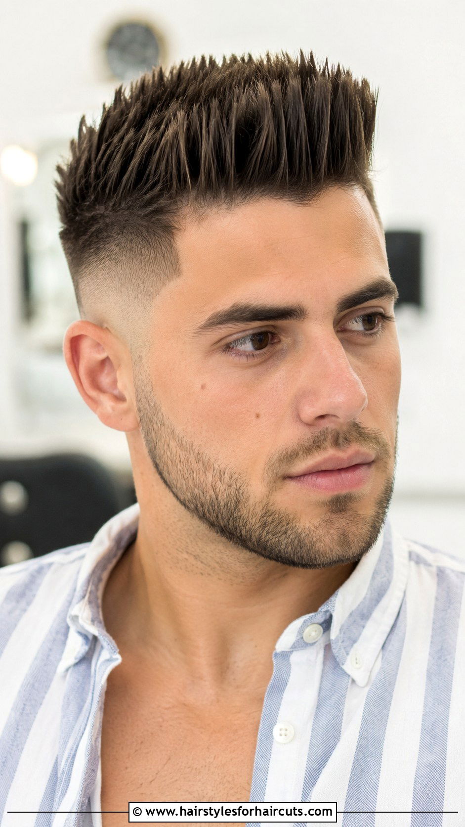 Brush Up Haircut - 25 haircuts for widows peak - 25 haircuts for widows peak
