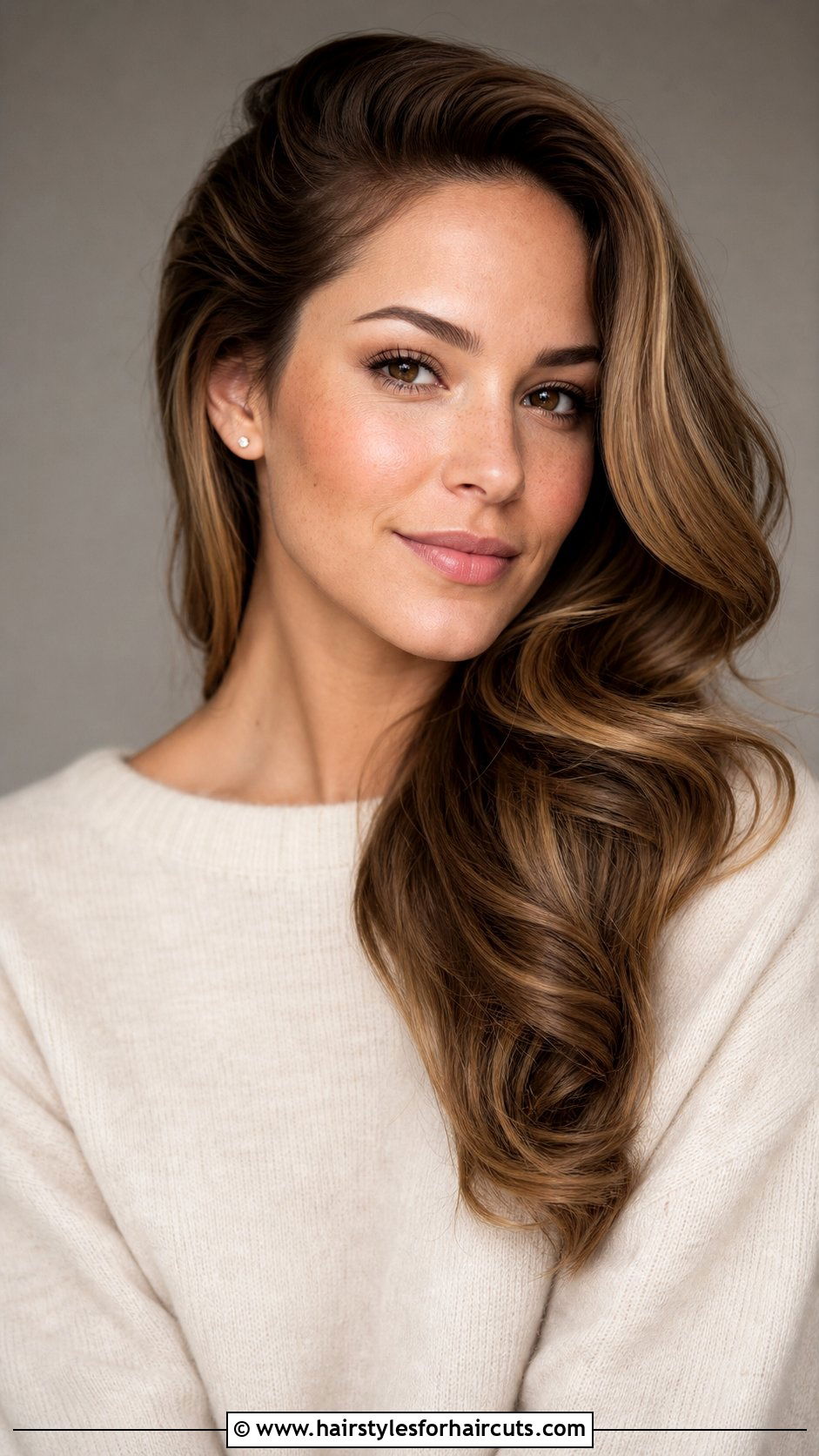 Brushed Side Comb Curls - 25 side hair comb hairstyles - 25 side hair comb hairstyles