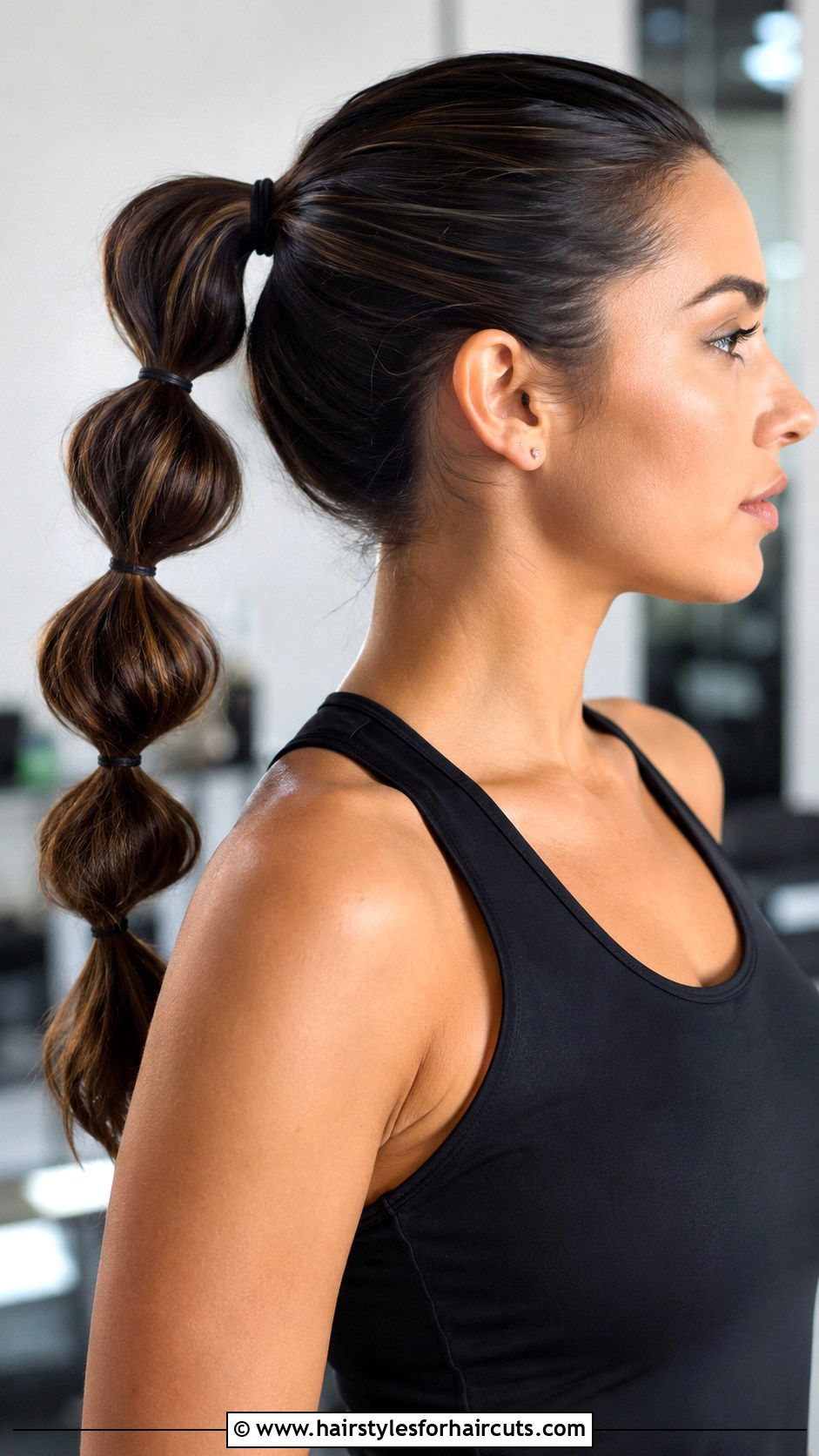 Bubble Braid - 25 hairstyles for gym - 25 hairstyles for gym