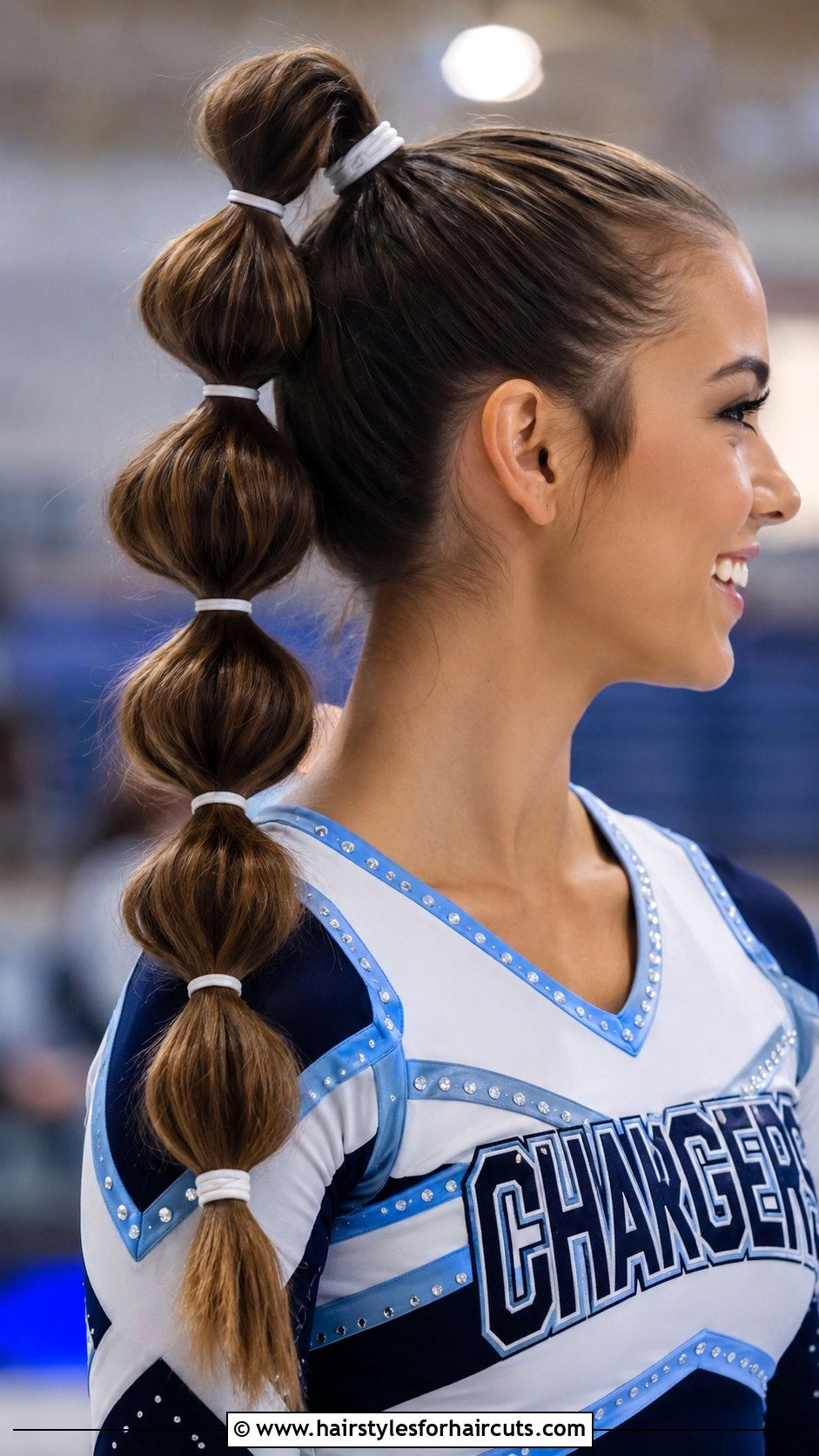 Bubble Braid High Ponytail - 25 dance hairstyles - 25 dance hairstyles