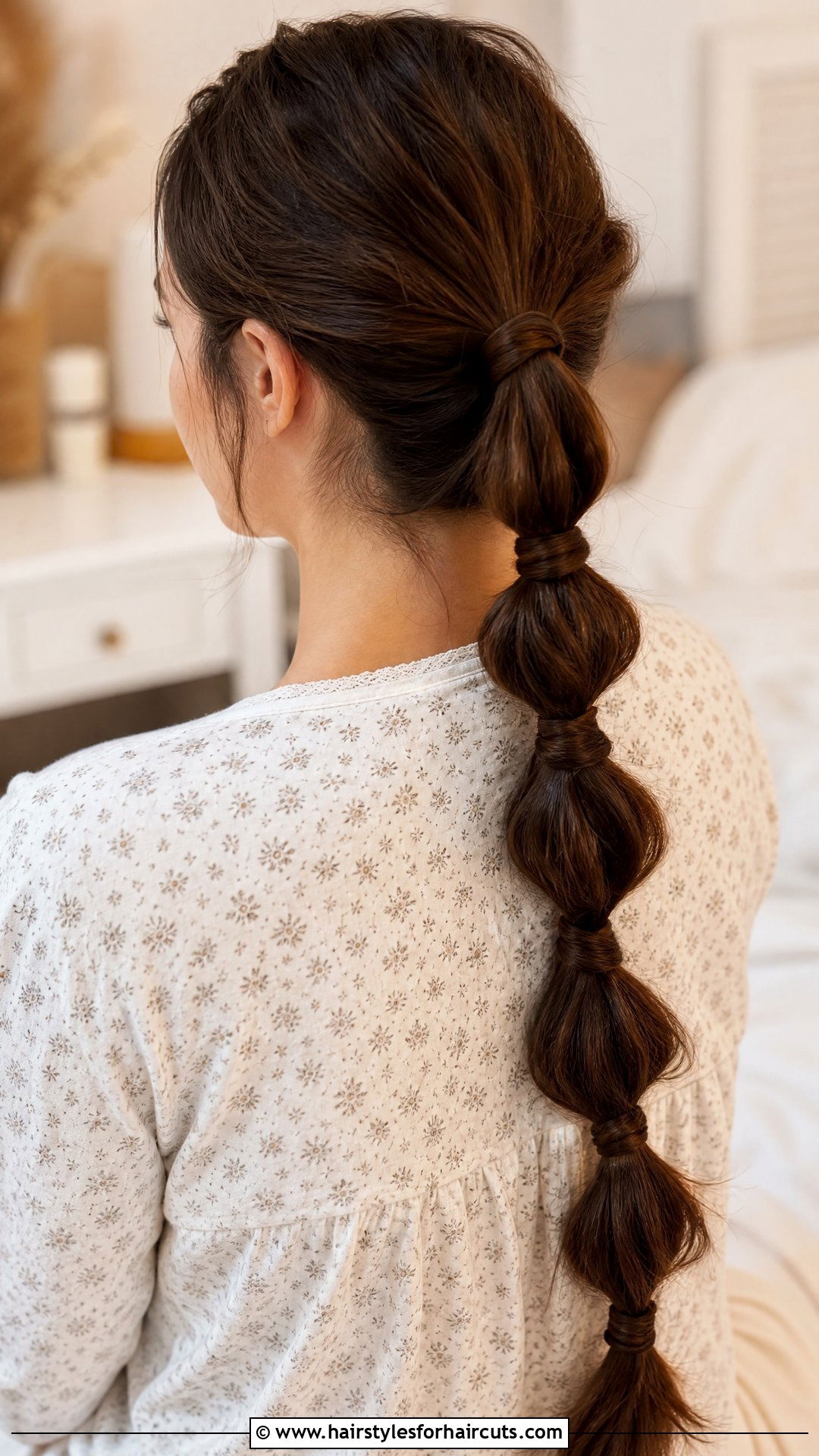 Bubble Braid Overnight Hairstyle To Prevent Frizzy Hair - 25 overnight hairstyles to prevent frizzy hair - 25 overnight hairstyles to prevent frizzy hair